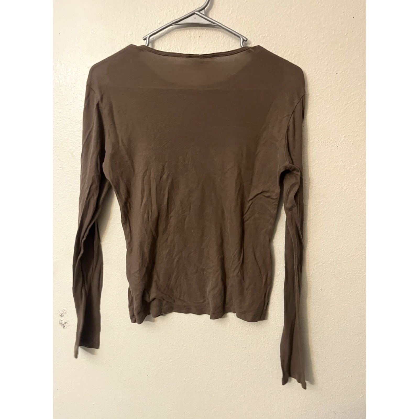 H&M H&M Women's T-Shirt Long Sleeve Purple Round Neck Small Size M / US 6-8 / IT 42-44 - 3 Thumbnail