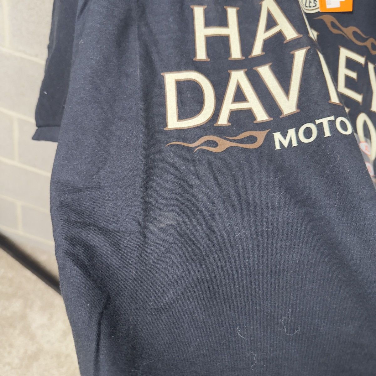 Harley Davidson Harley Davidson Flame Logo Shirt ERD Grunge Chrome Biker WCC Size US XL / EU 56 / 4 - 4 Thumbnail