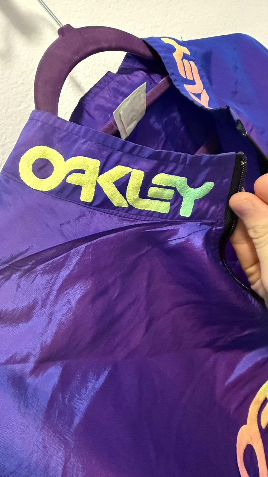 Oakley × Vintage Oakley x Surf Style 1/4 Zip Windbreaker Size US L / EU 52-54 / 3 - 4 Thumbnail