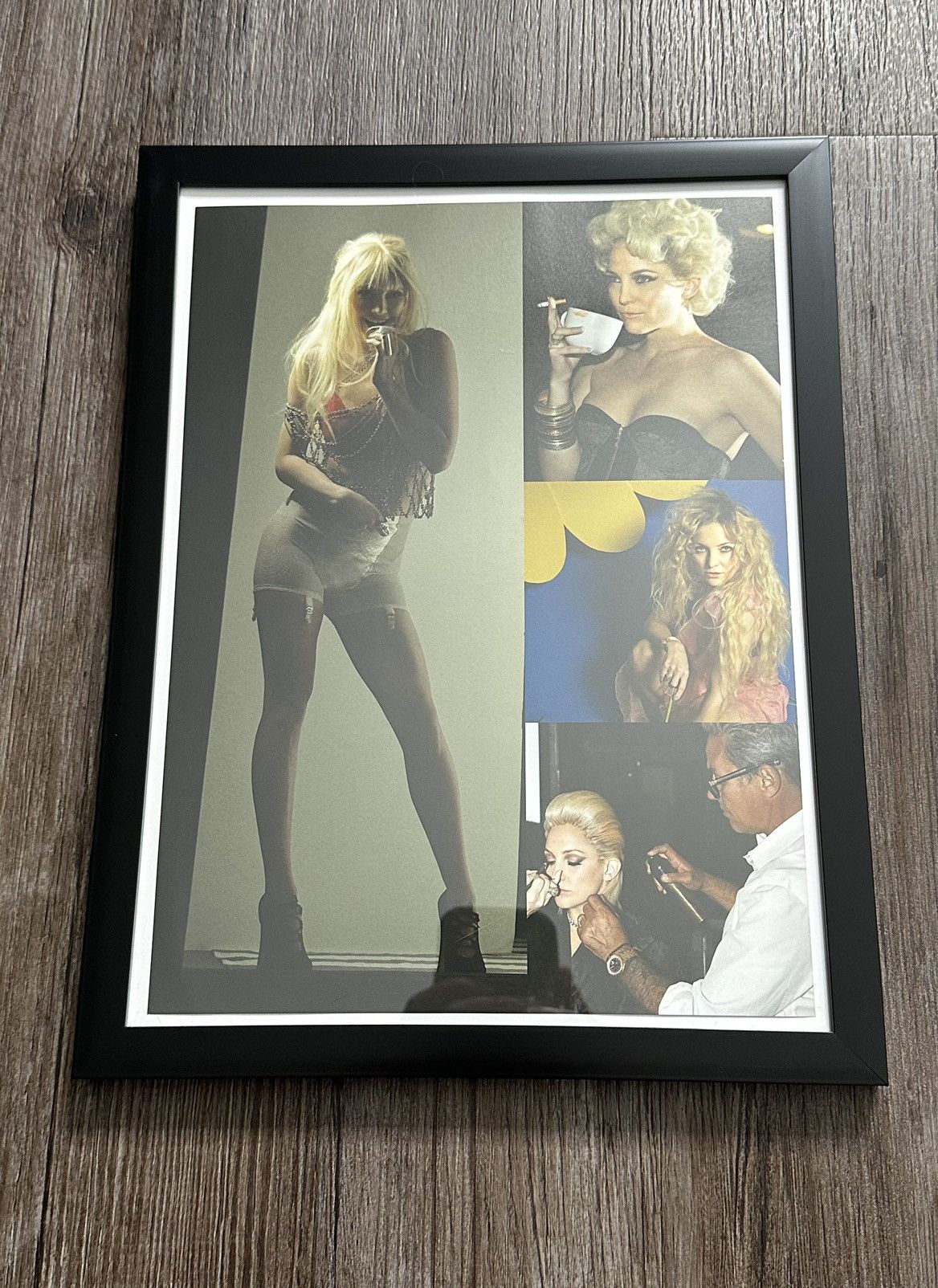 Pre-owned Chrome Hearts Kate Hudson 9x12 Framed Poster In Multicolor