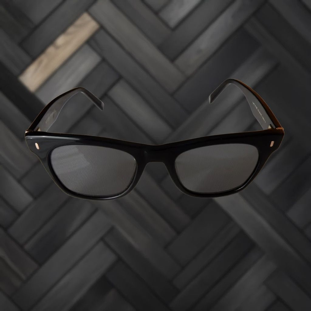 Parker VINTAGE Warby Parker Sunglasses FRAMES ONLY 52[]20 145 Hunt W 100 Black Men Sunglasses Size ONE SIZE - 1 Thumbnail