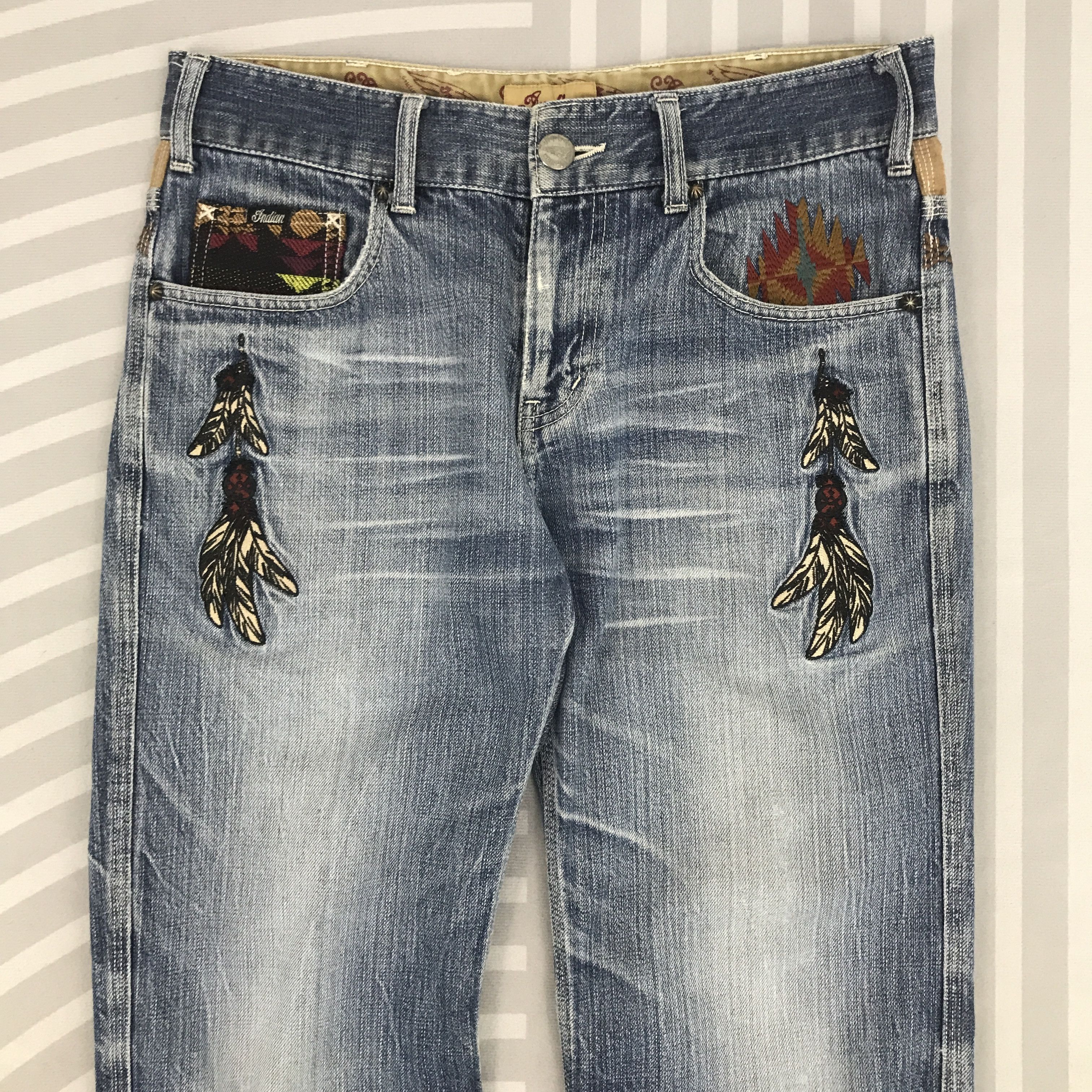 Springfield × Vintage Vintage Indian Springfield Distressed Denim Size US 30 / EU 46 - 2 Thumbnail