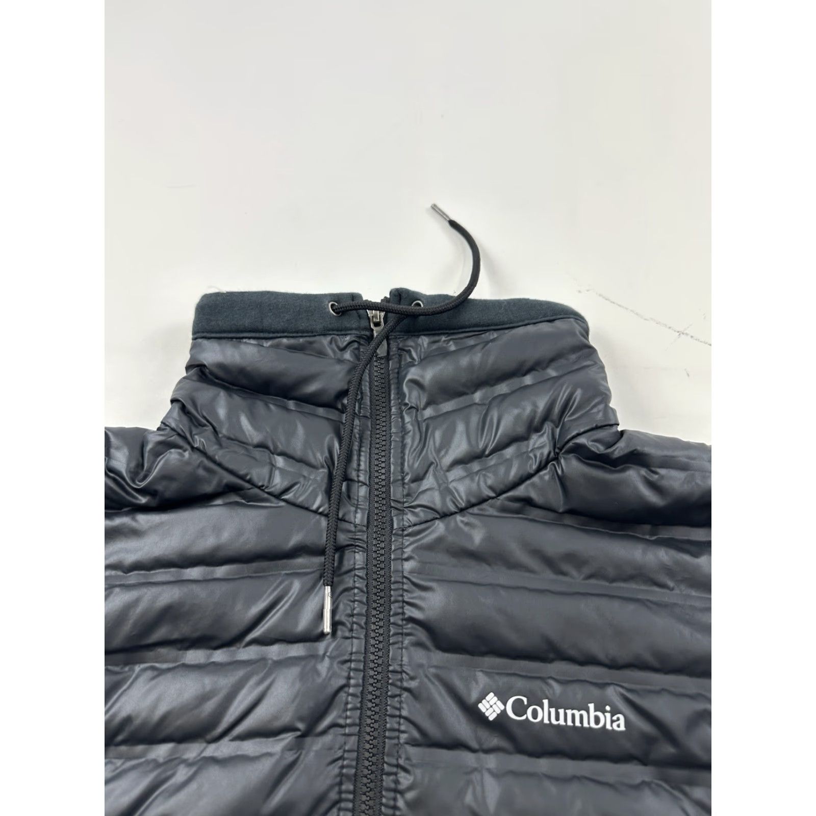 Vintage Columbia Peak District Womens XS Black Puffer Jacket Down Feather Blend Size XS / US 0-2 / IT 36-38 - 3 Thumbnail