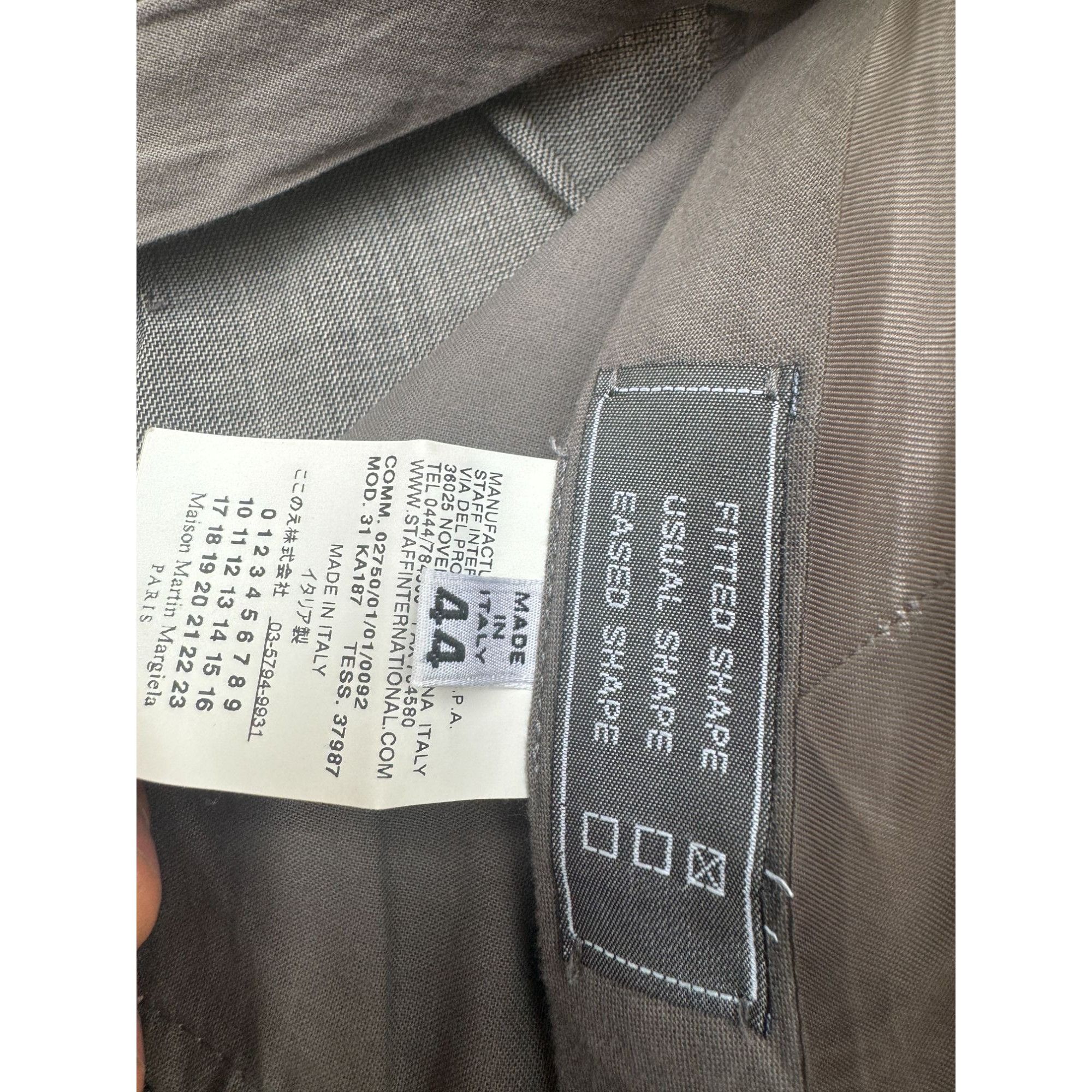 Maison Margiela Vintage FW 2009 Grey Wool Pants Size 29" - 6 Thumbnail