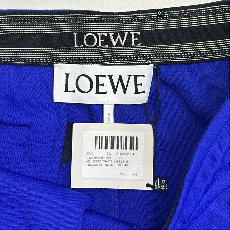 Loewe LOEWE Men's Blue Logo Embroidered Sweatpants Size US 30 / EU 46 - 1 Thumbnail