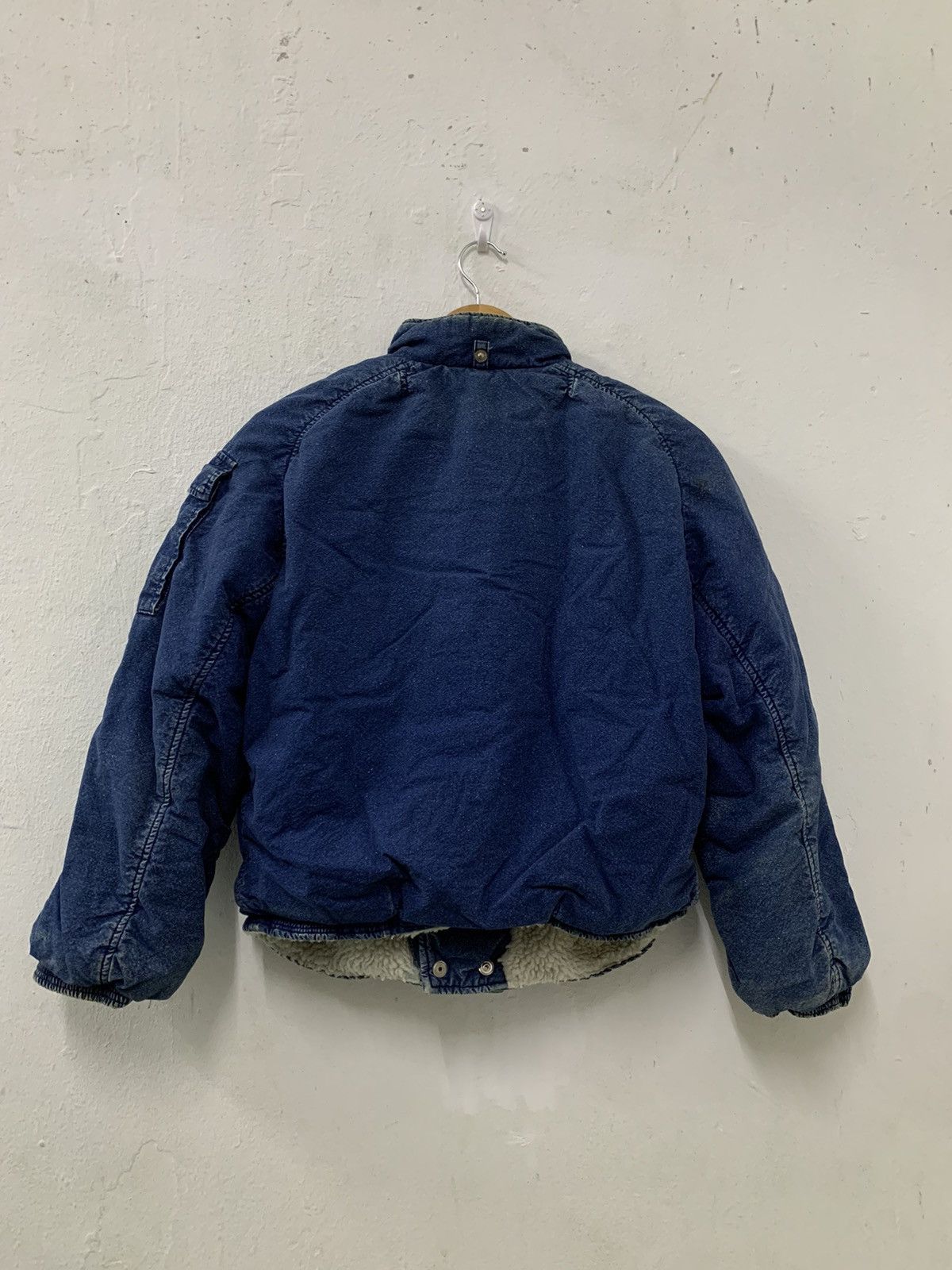 Marithe + Francois Girbaud Marithe Francois Girbaud Enfant Bomber Style Denim Jacket Size US M / EU 48-50 / 2 - 2 Thumbnail