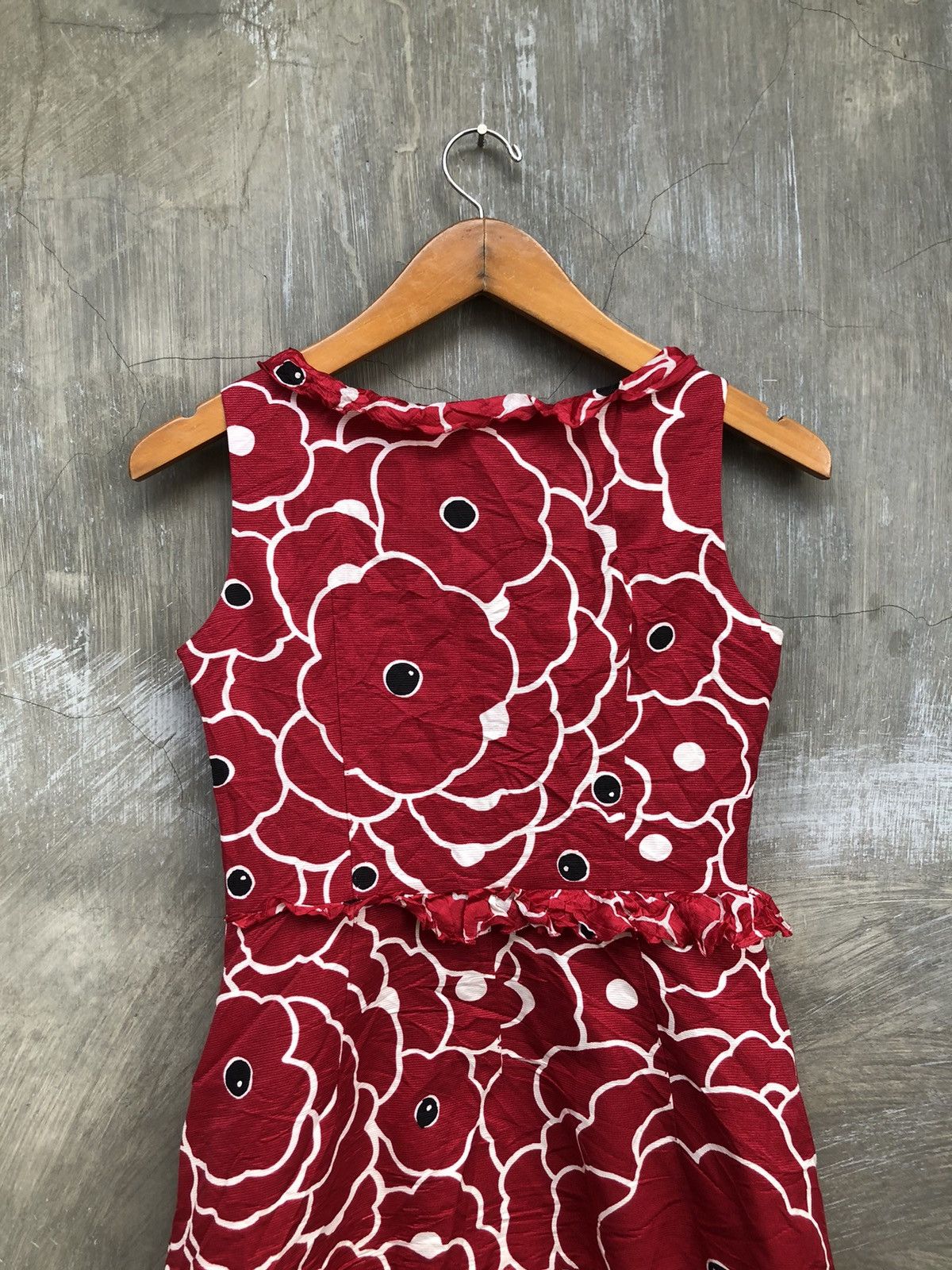 Moschino Moschino Cheap And Chic Flower Midi Dress Size S / US 4 / IT 40 - 9 Thumbnail