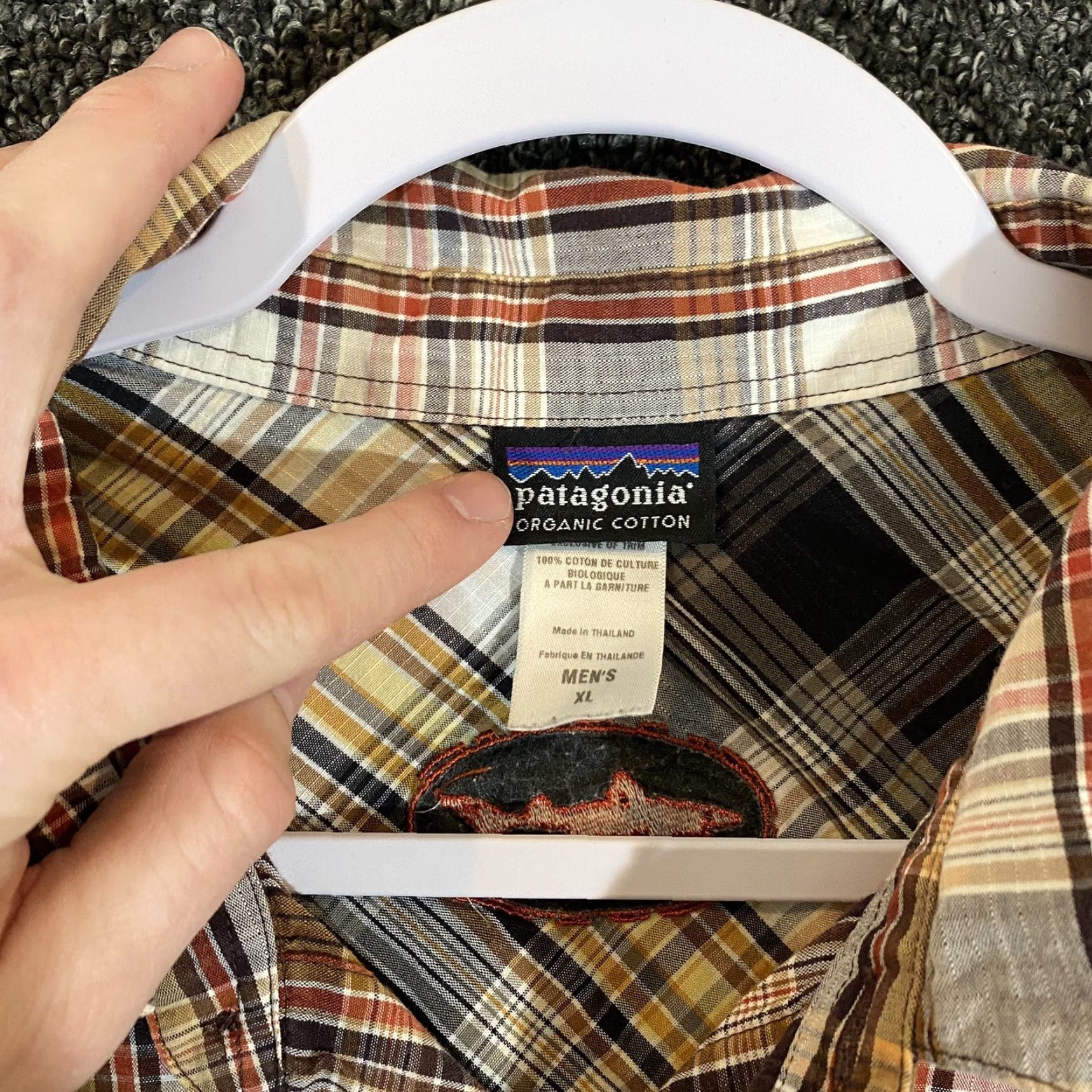 Tommy Bahama Patagonia x Dogfish Head Fjord Shirt Mens XL Multi Plaid Button Up Hike Brewery Size US M / EU 48-50 / 2 - 2 Thumbnail
