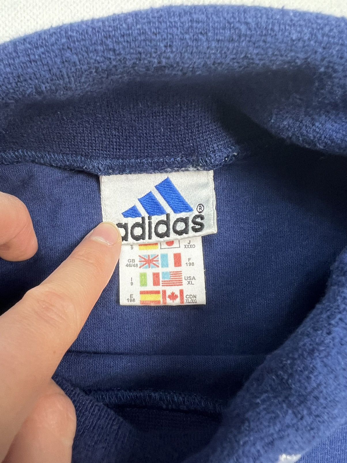 Adidas × Vintage Turtleneck Longsleeve Adidas vintage 90’s navy Size US XL / EU 56 / 4 - 3 Thumbnail