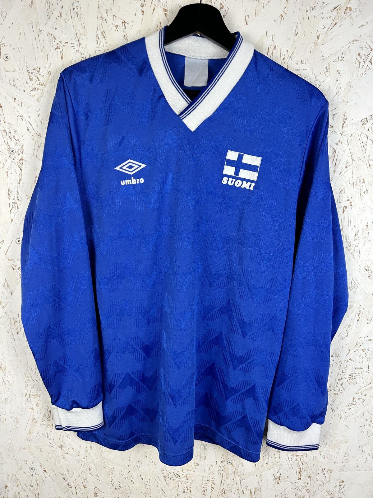 Umbro 90s Umbro Finland Suomi #13 Self Made? Soccer Jersey L Size US L / EU 52-54 / 3 - 1 Thumbnail