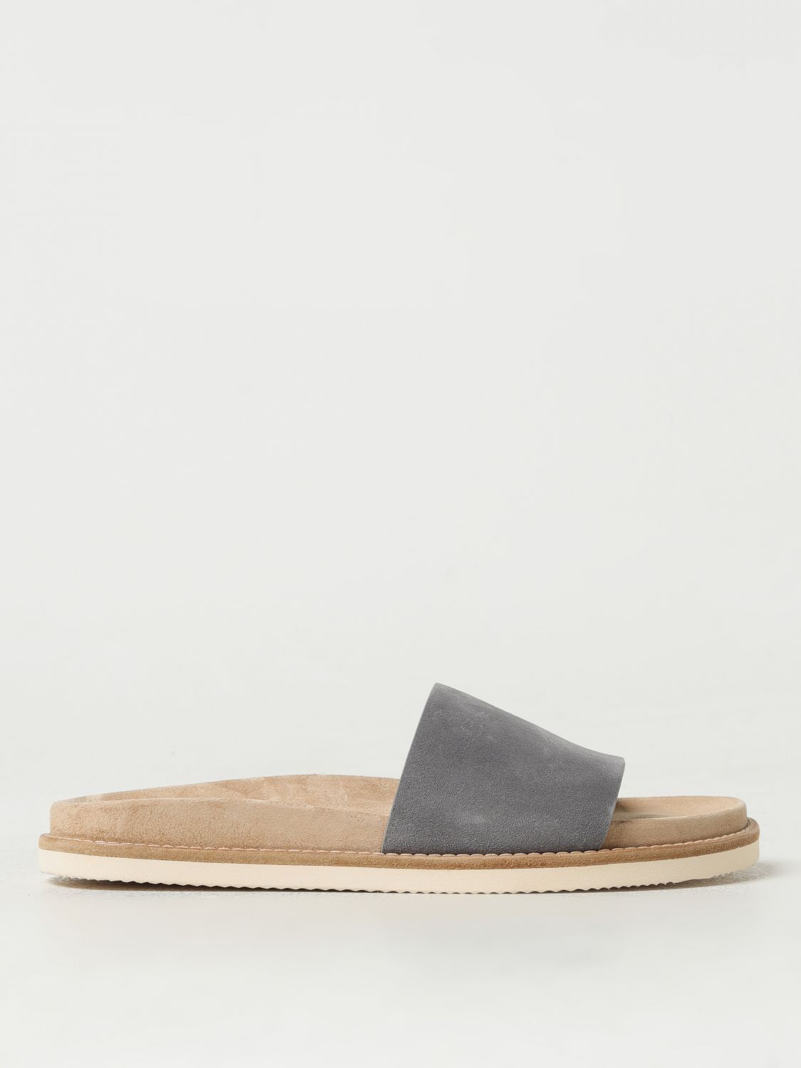 image of Brunello Cucinelli Sandals Men Grey (Size 11)