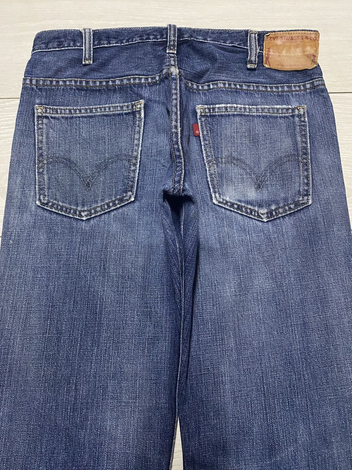 Levi's Vintage Levis Austin Jean Flare Blue Wash Distressed Jeans Size US 31 - 4 Thumbnail