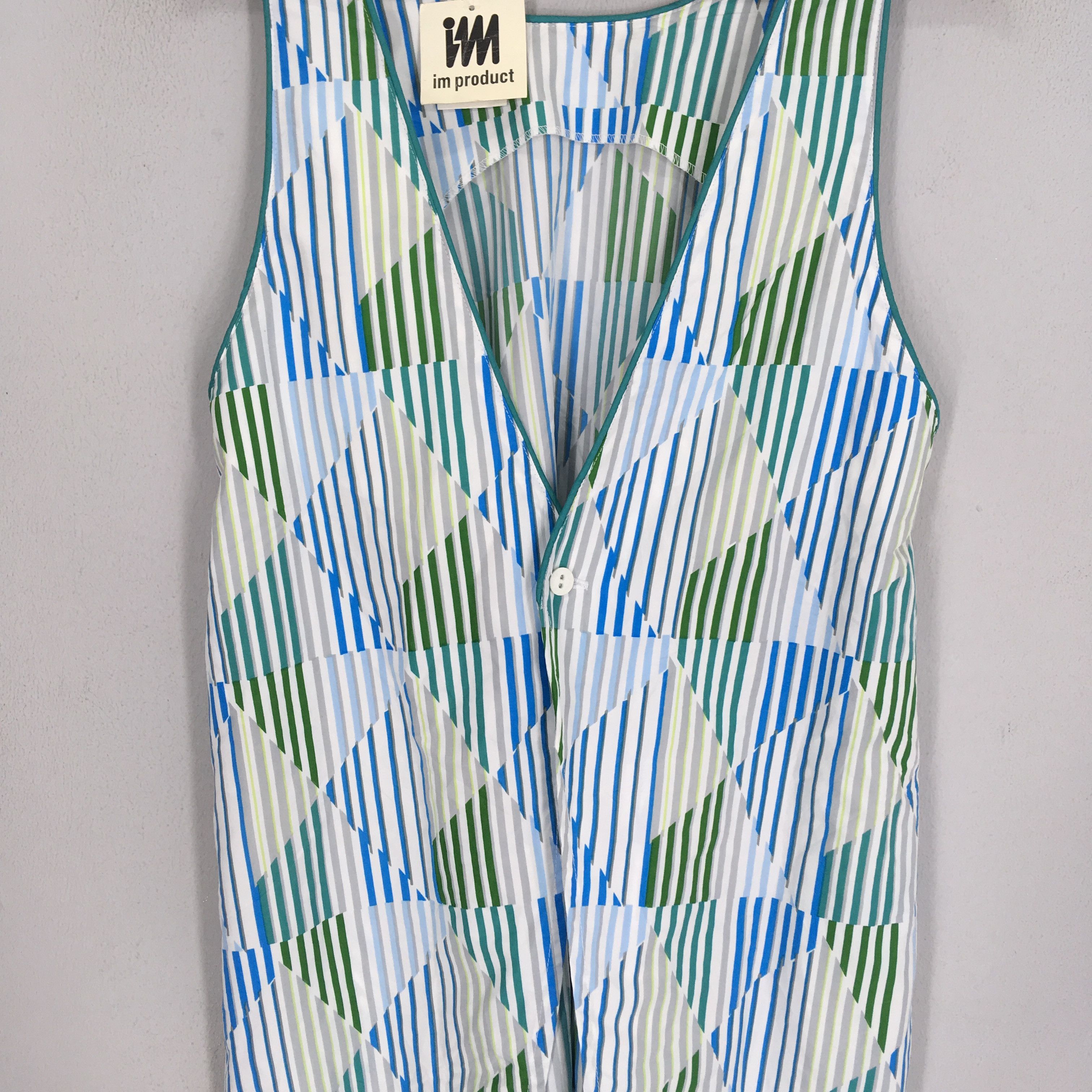 Issey Miyake Vintage 90s Issey Miyake Abstract Pattern Ladies Dress Size M / US 6-8 / IT 42-44 - 4 Thumbnail