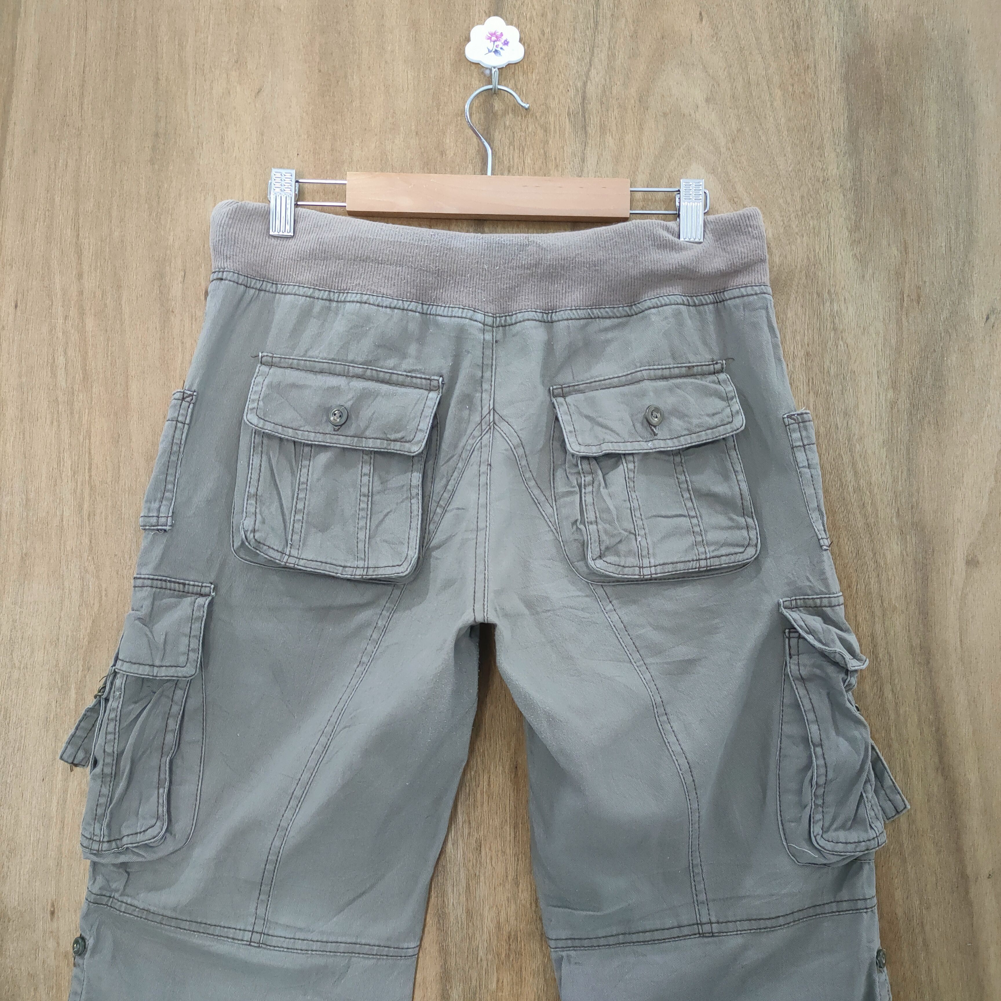 Japanese Brand × Vintage VINTAGE DGY SPRING WAIST FADED FLARED CARGO PANTS Size US 30 / EU 46 - 9 Thumbnail