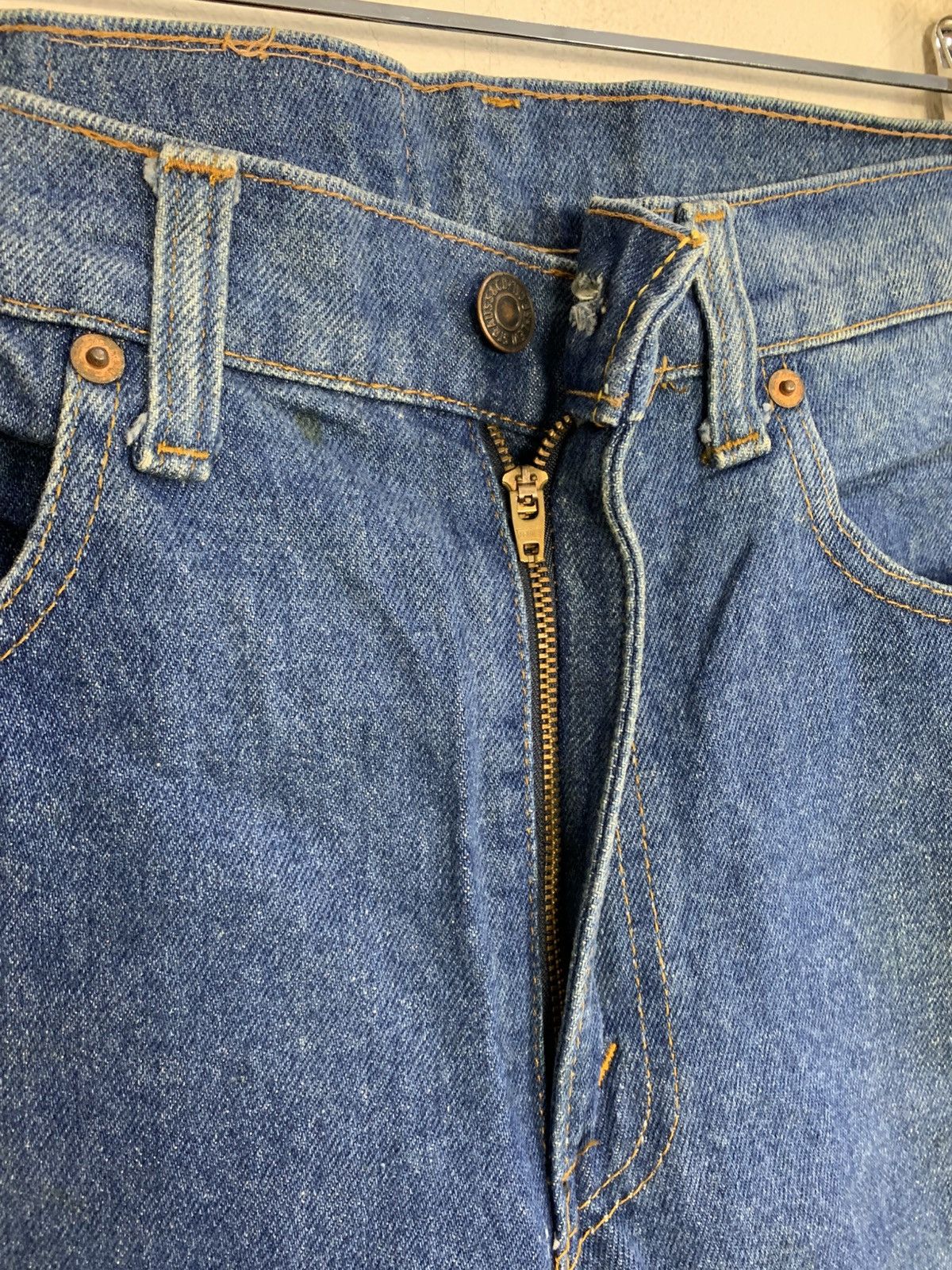 Levi's Levis Strauss Lot 505 Indigo Denim Jeans Straight Cut Size US 30 / EU 46 - 5 Thumbnail