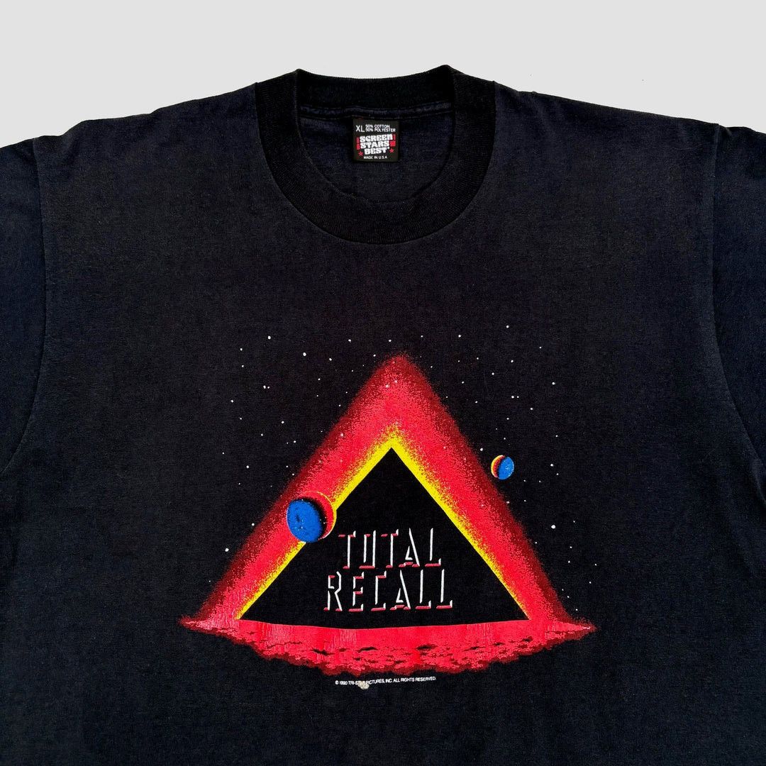 Vintage Total Recall 1990 90s Vintage Movie Promo USA Made T-Shirt Size US XL / EU 56 / 4 - 3 Thumbnail