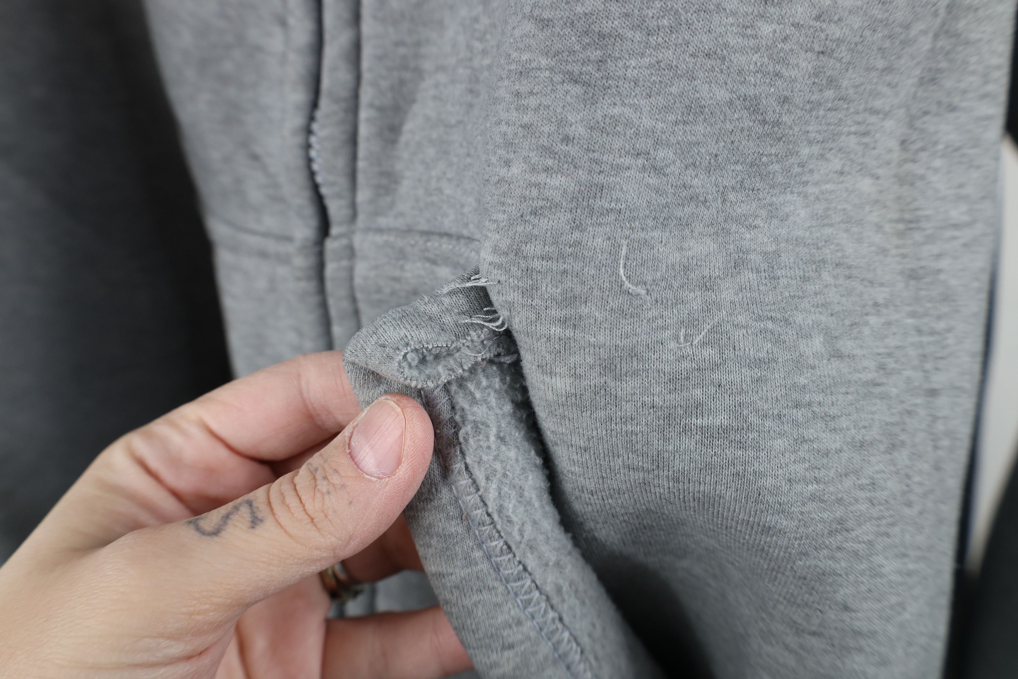 Vintage Vintage 90s Y2K Streetwear Full Zip Hoodie Sweatshirt Gray Size US XXL / EU 58 / 5 - 4 Thumbnail