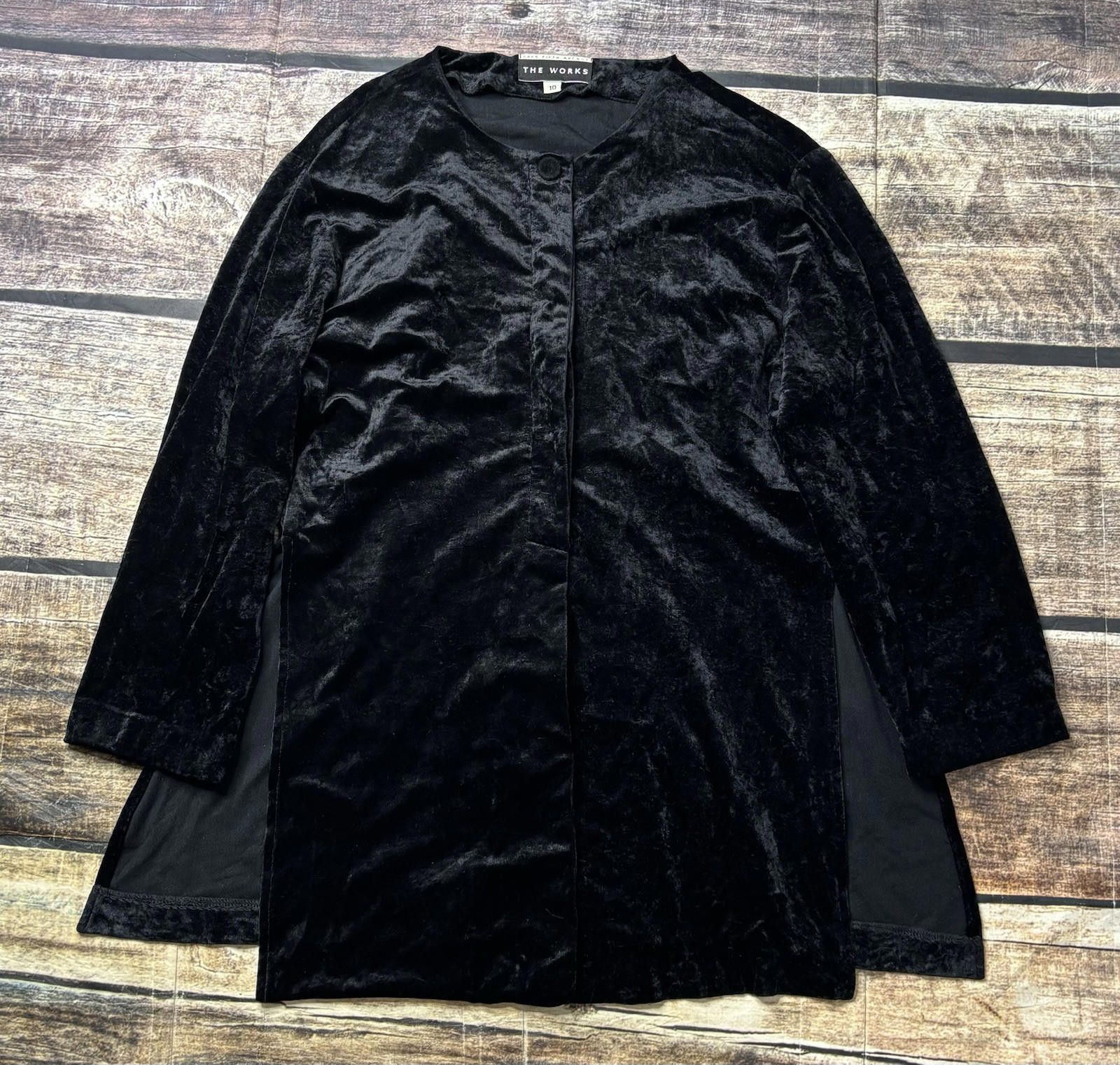 VTG Saks Fifth Avenue The Works Top Women's Size 10 Velour