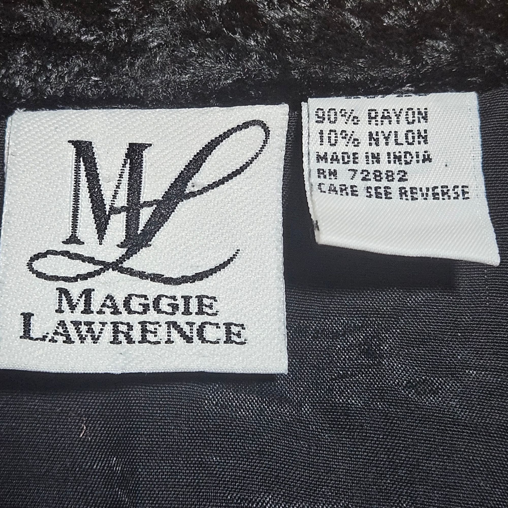 Other VTG Maggie Lawrence Black Vest 26/28 Velvet lace Ruffle Witc Size 3XL / US 20-22 - 9 Thumbnail