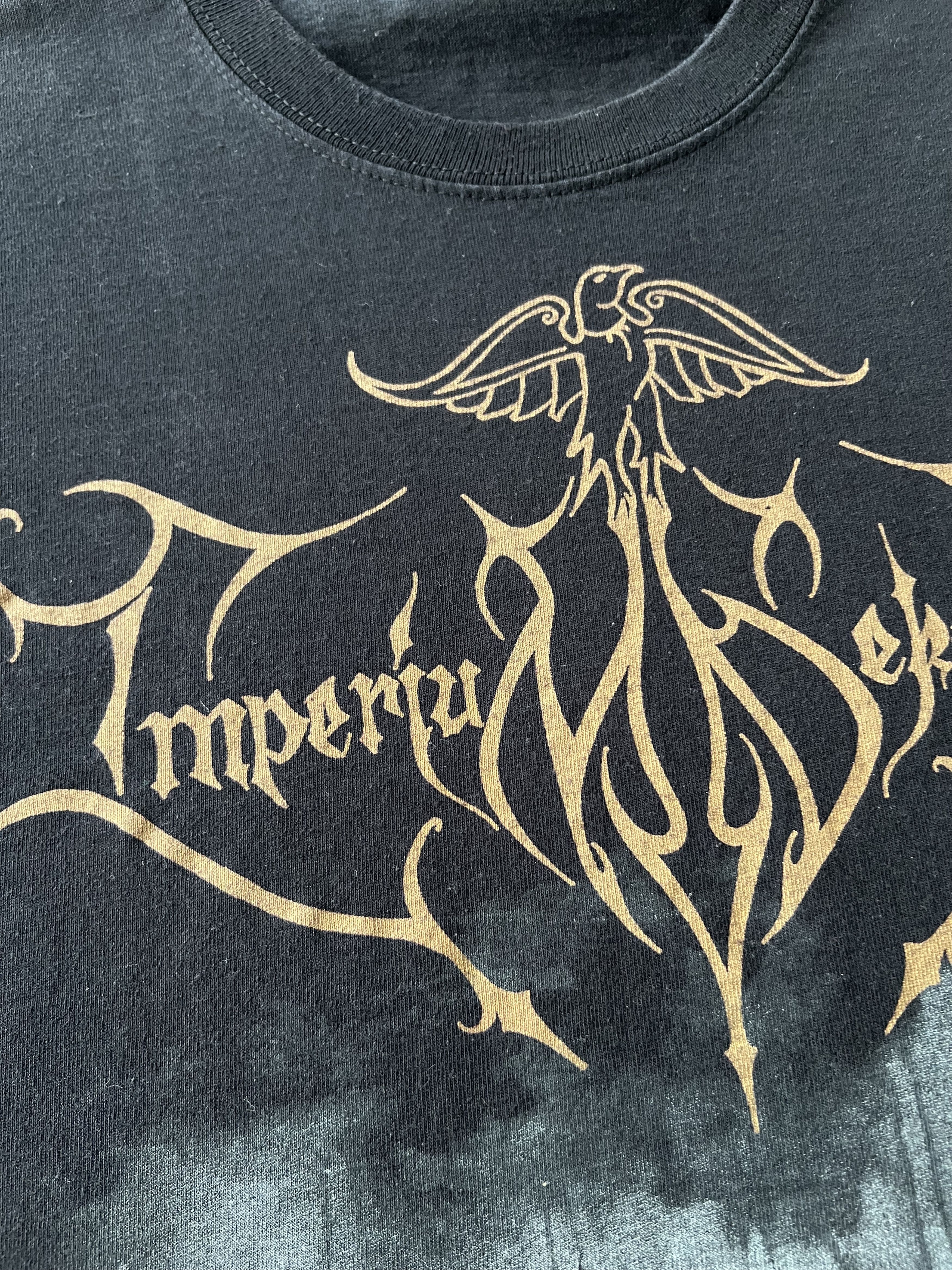 Band Tees Vintage 2000s Imperium Dekadenz Black Metal Band Black Tee Size US L / EU 52-54 / 3 - 6 Thumbnail