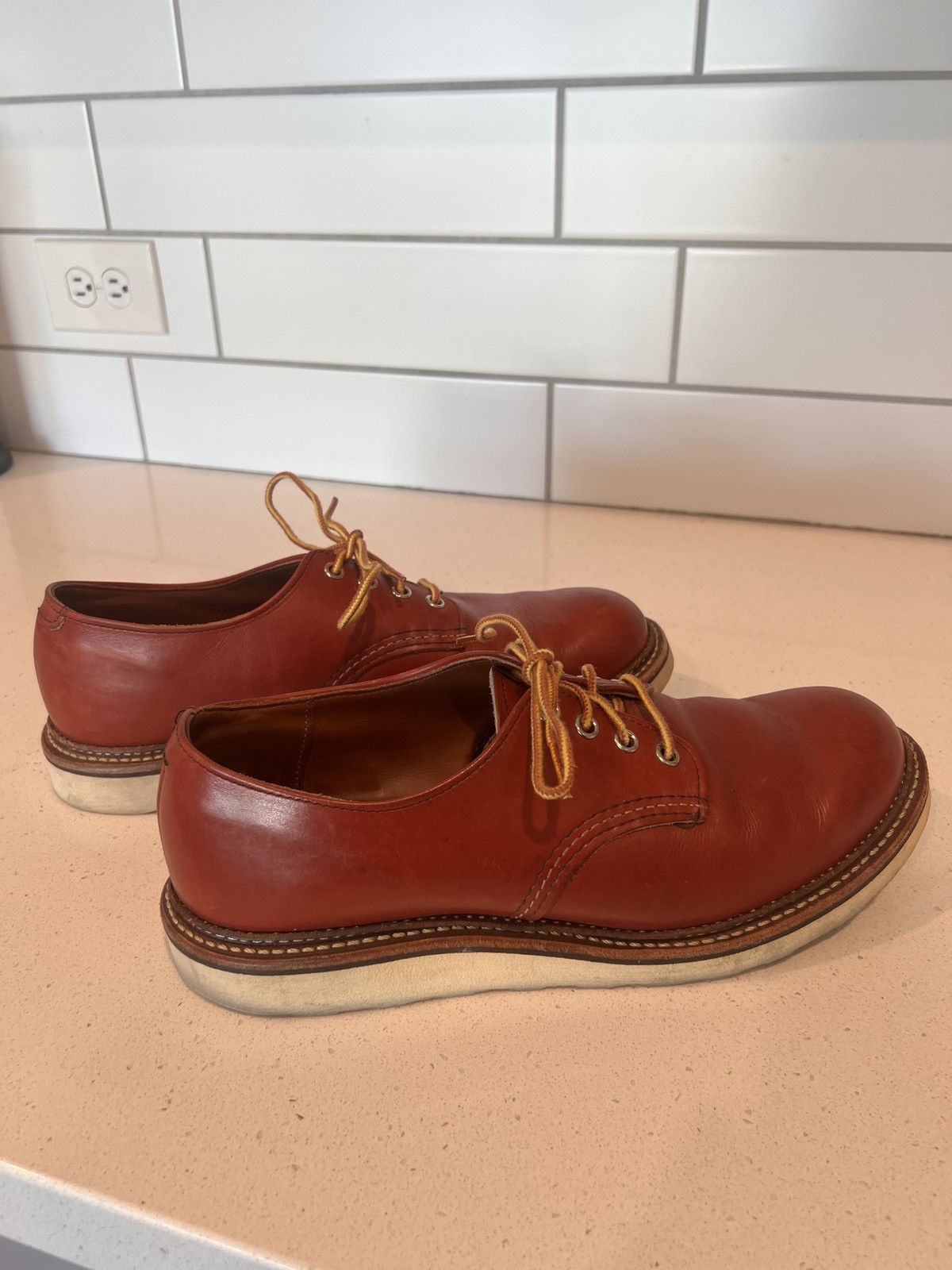 Red Wing Red Wing 8001 Round Toe Oro Russet – Size 10D Size US 10 / EU 43 - 6 Thumbnail