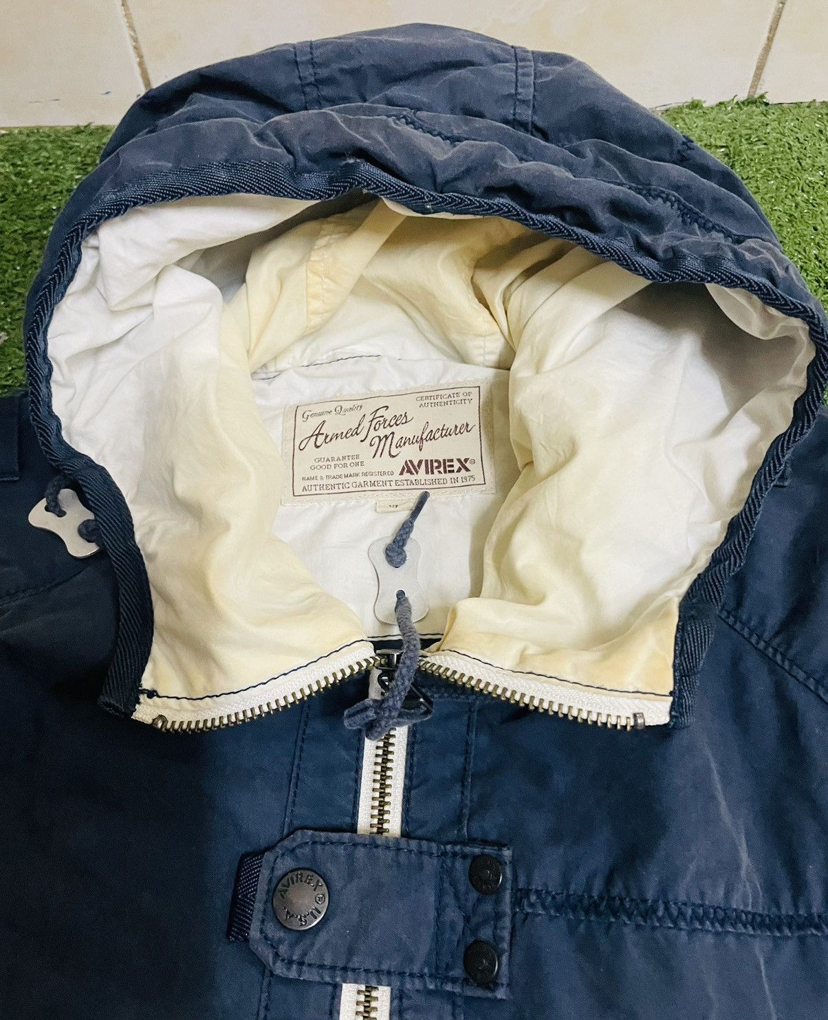Avirex × Vintage Vtg AVIREX ARMED FORCE MANUFACTURER Size US XL / EU 56 / 4 - 11 Thumbnail