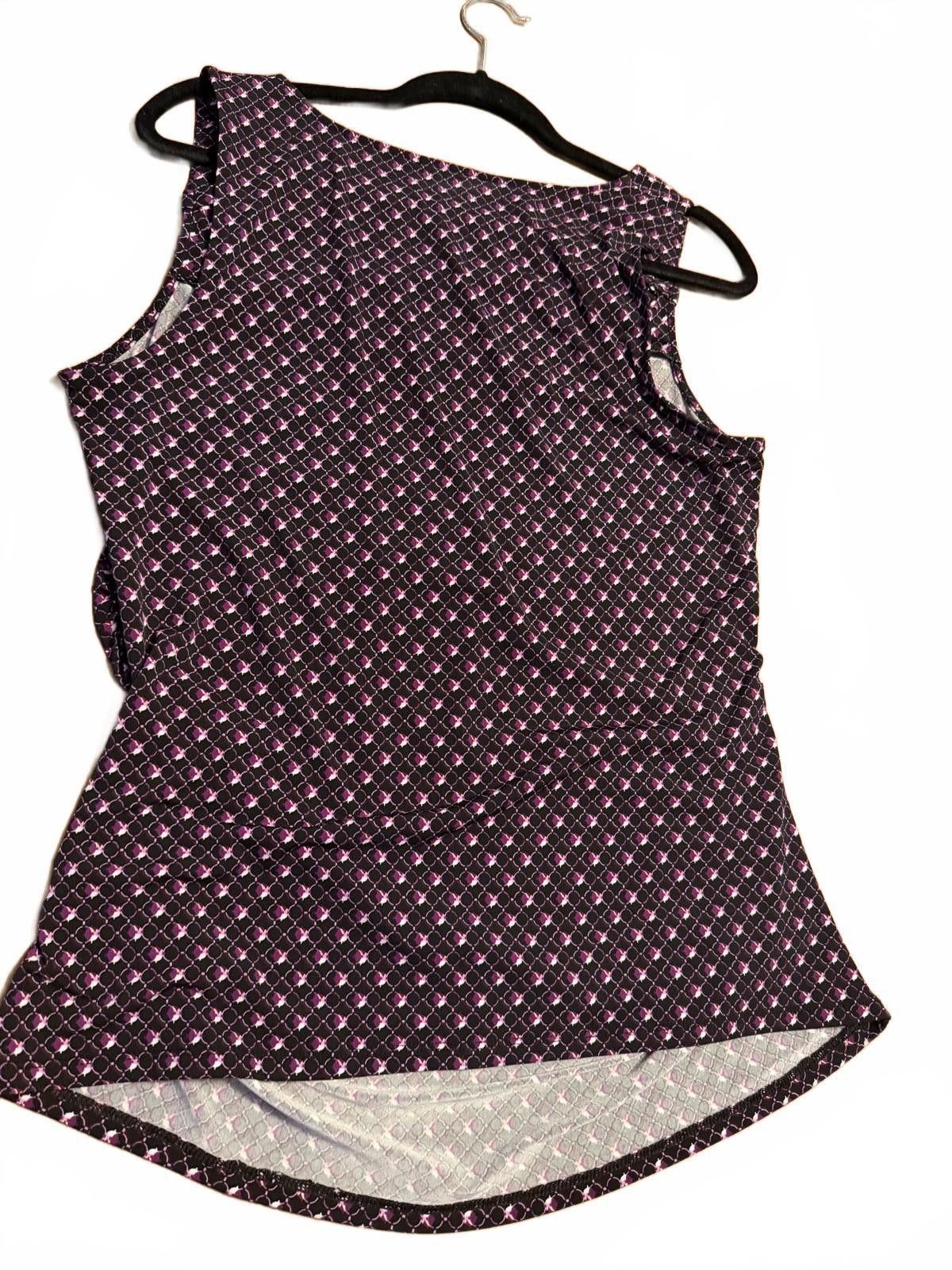Other White House Black Market Sleeveless Printed Tank Top Size L Size L / US 10 / IT 46 - 4 Thumbnail