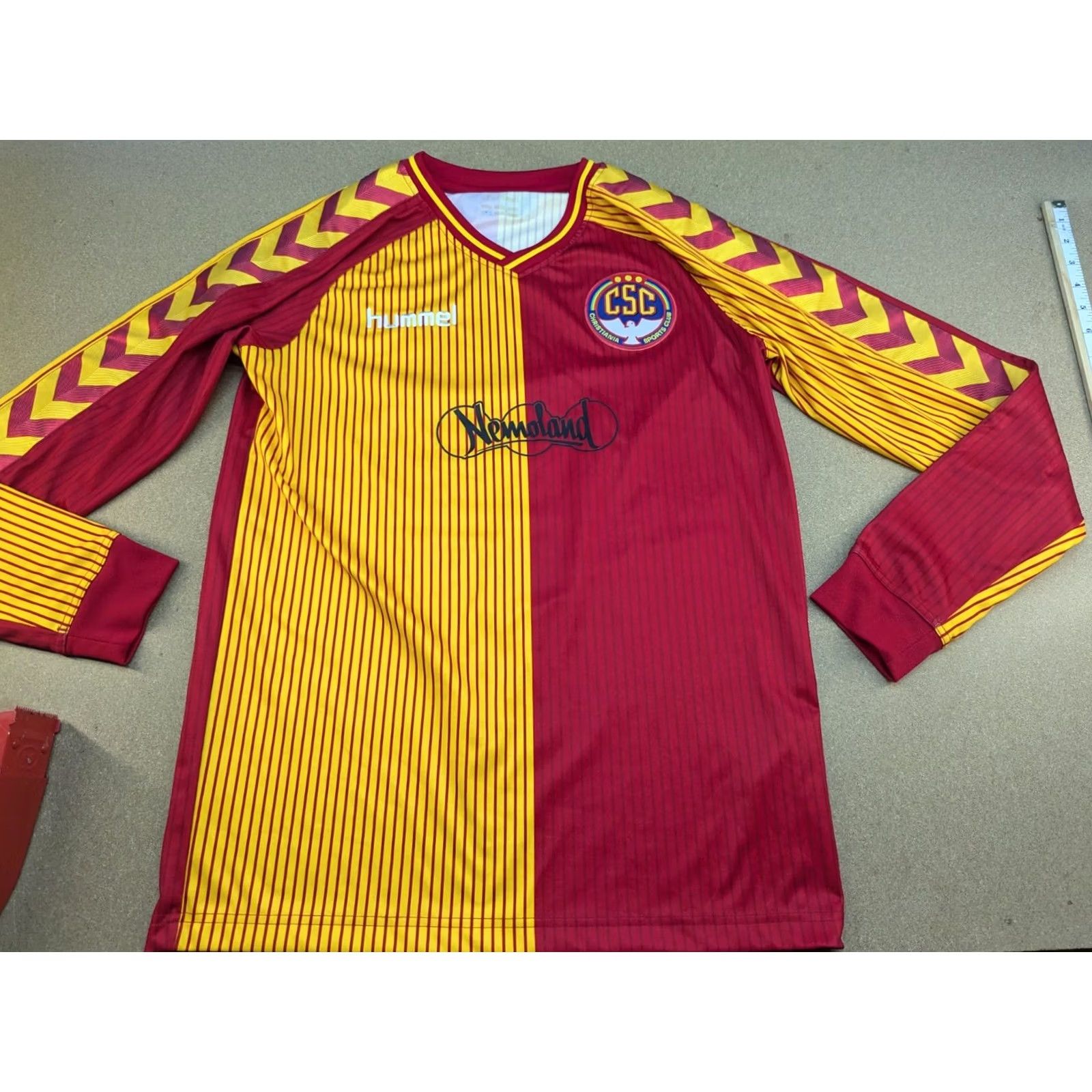 Hummel Hummel Football Jersey Mens Size S Home Adult Christania Sports Club 2016-2017 Multicolor Polyester Quick Dry Long Sleeve Jersey Size US S / EU 44-46 / 1 - 2 Thumbnail