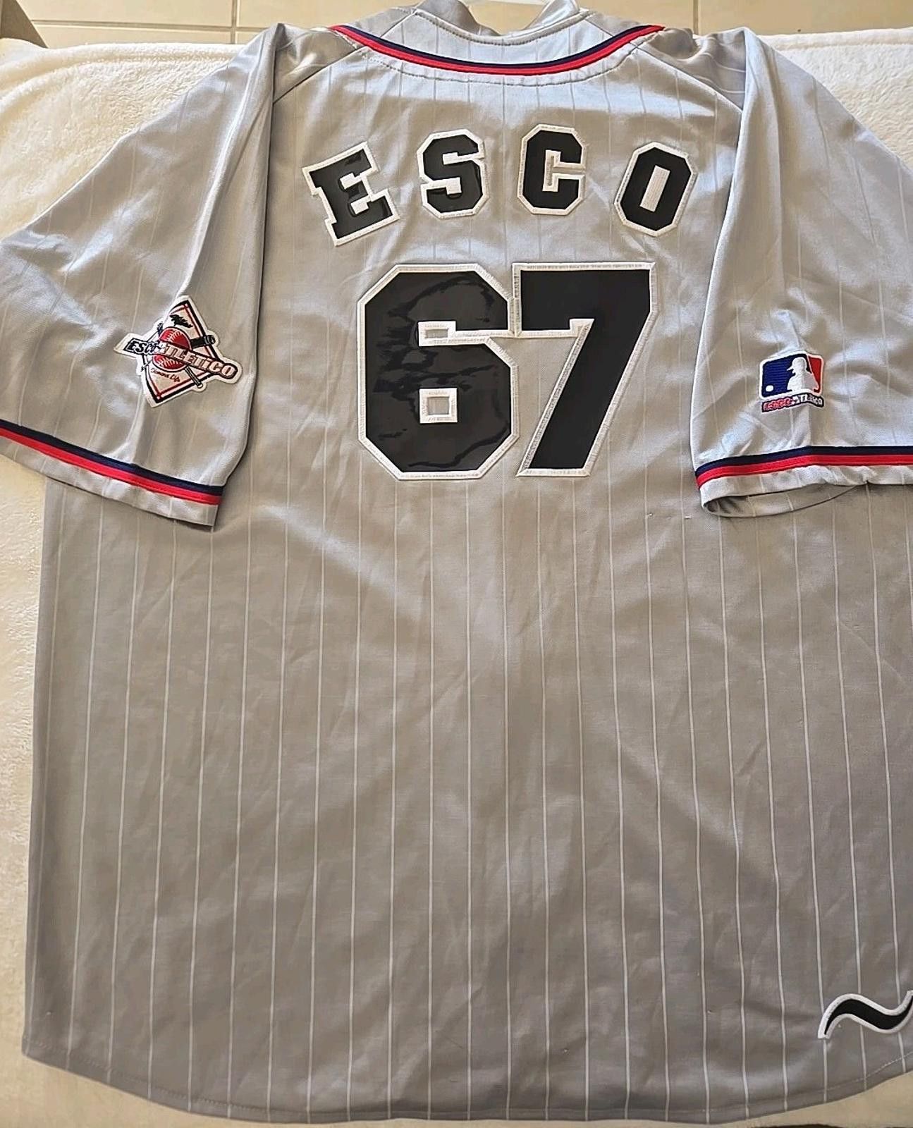 Other Vtg NY YANKEES MLB WILLIE ESCO 67 Zip Up JERSEY XXL SEWN Size US XXL / EU 58 / 5 - 1 Thumbnail