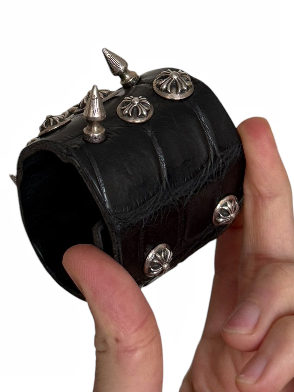 Chrome Hearts RARE Alligator Punk Stud Spike Bracelet Size ONE SIZE - 12 Thumbnail
