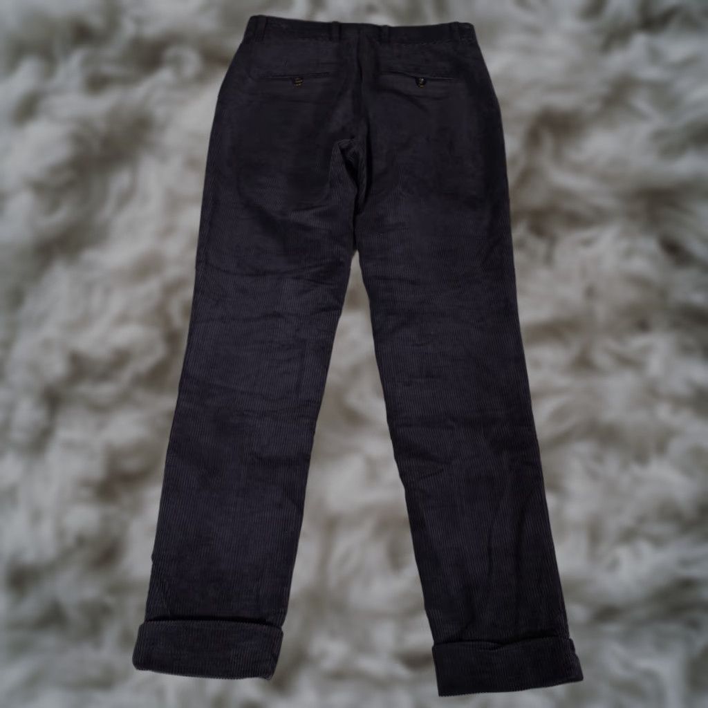 Scotch & Soda Scotch & Soda Slim Chino Pants Mens 28x29 Blue Corduroy Cuffed Preppy Size US 28 / EU 44 - 1 Thumbnail