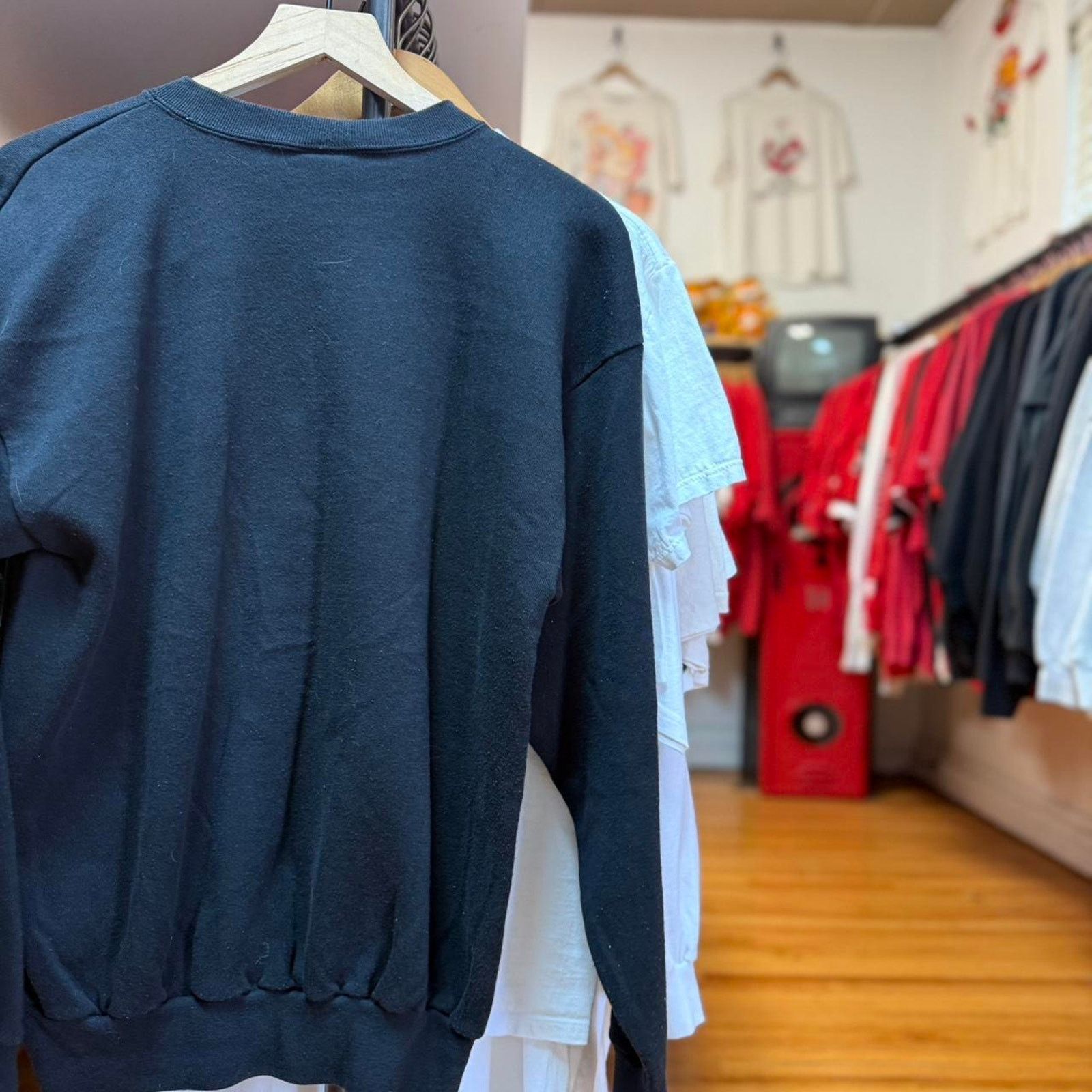 Vintage Vintage 90s Nebraska Huskers Blackshirts Football Crewneck Size US XL / EU 56 / 4 - 2 Thumbnail
