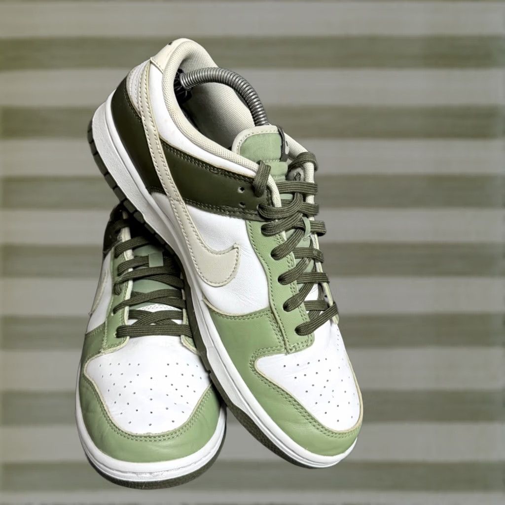Nike Nike Dunk Low Oil Green Cargo Khaki White FN6882-100 Men 9.5 Shoes Size US 10 / EU 43 - 1 Thumbnail