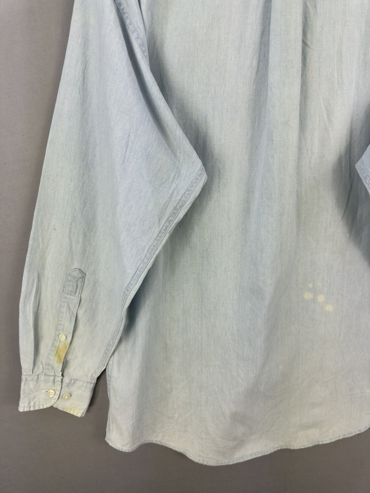 Edwin Edwin Double Pocket Denim Flannel Shirt Button Up Size US L / EU 52-54 / 3 - 6 Thumbnail
