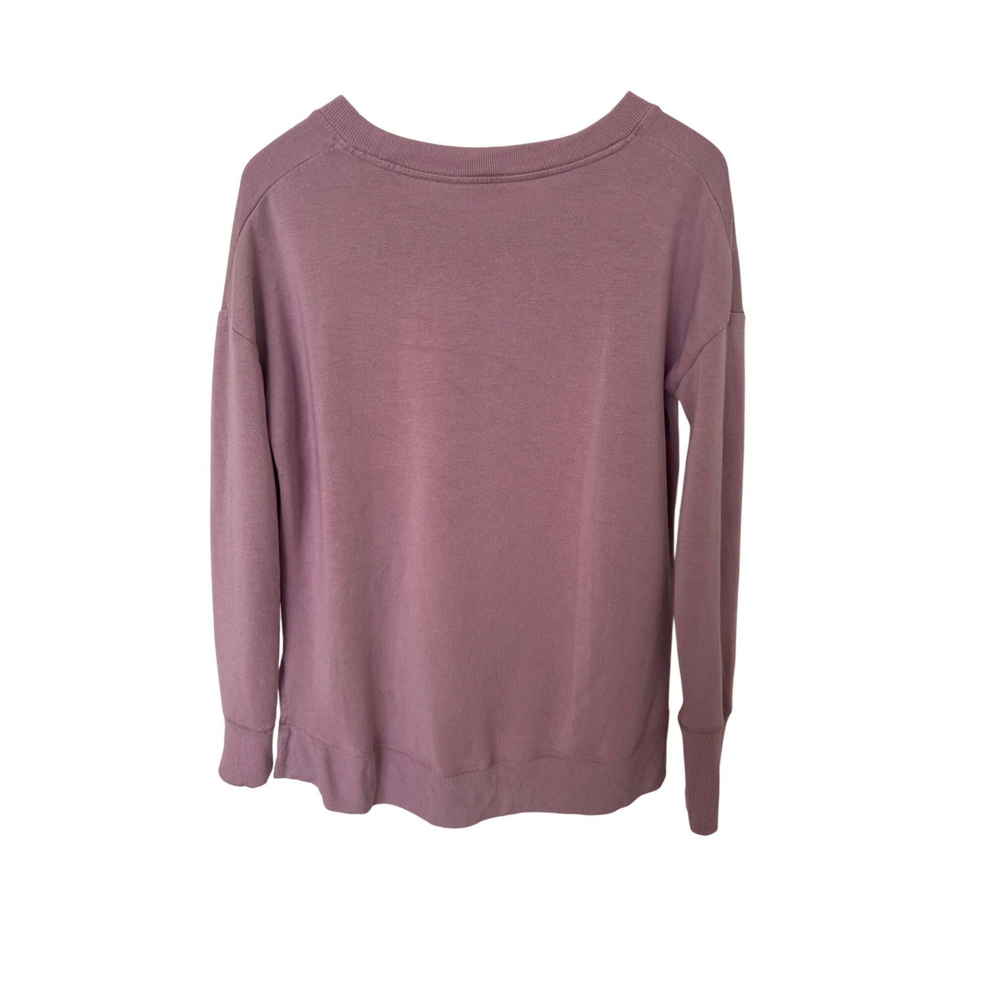Athleta Athleta Oversized Pink Purple Sweatshirt Size XS / US 0-2 / IT 36-38 - 4 Thumbnail