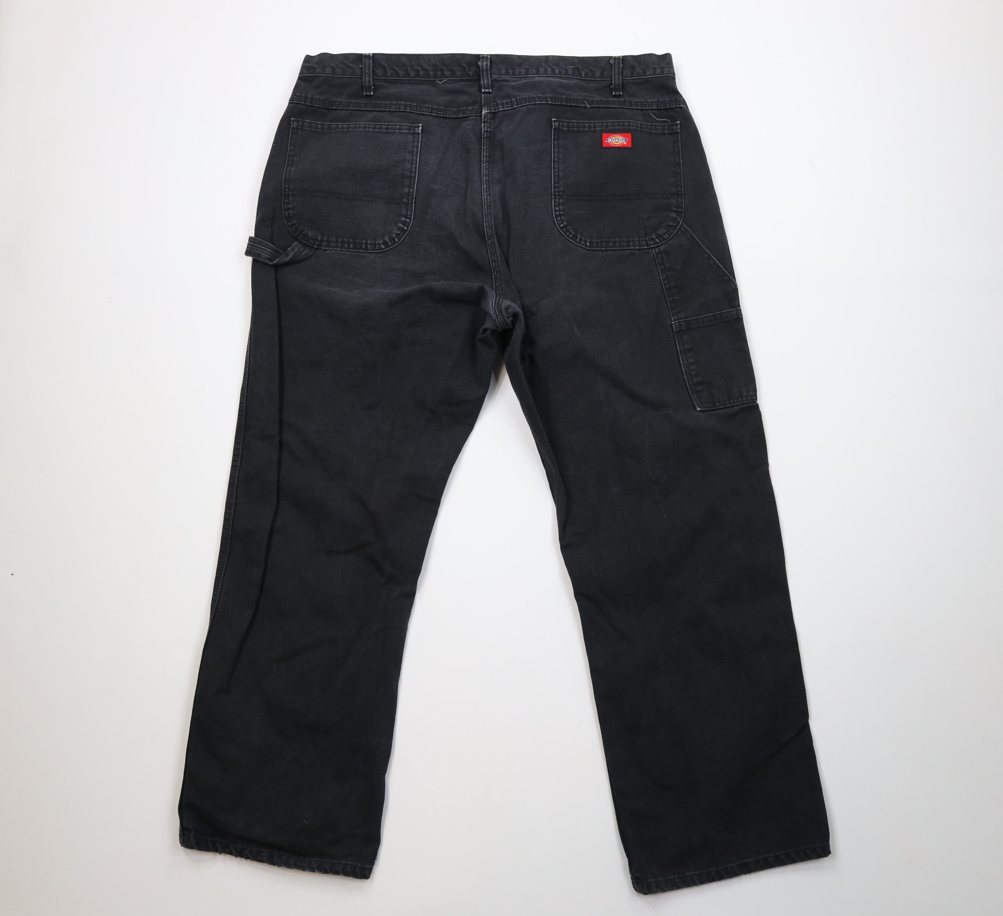 Dickies Vintage Y2K Dickies Canvas Wide Leg Dungaree Pants Black Size US 42 / EU 58 - 9 Thumbnail