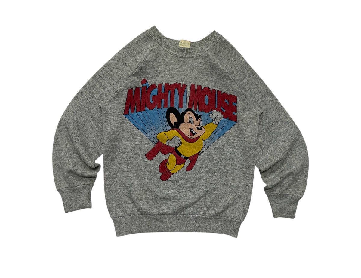Cartoon Network × Vintage 1991 OG MIGHTY MOUSE CARTOON NETWORK CREWNECK Size US S / EU 44-46 / 1 - 1 Thumbnail