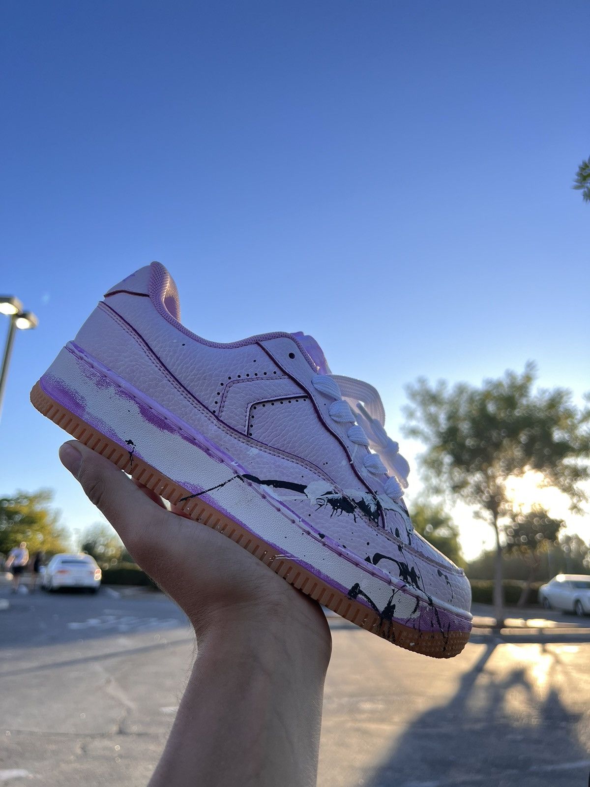 Designer Splatter chunky shoes lean custom #lucki Size US 8 / IT 38 - 6 Thumbnail