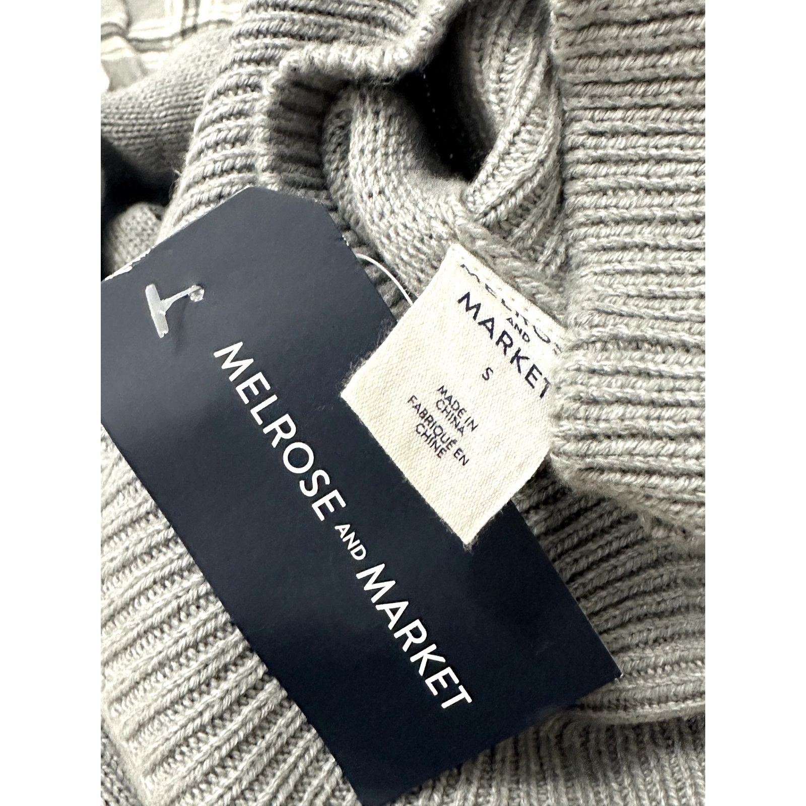 Other Melrose & Market Sweater Dress Tunic Gray Women's S NWT Size S / US 4 / IT 40 - 7 Thumbnail