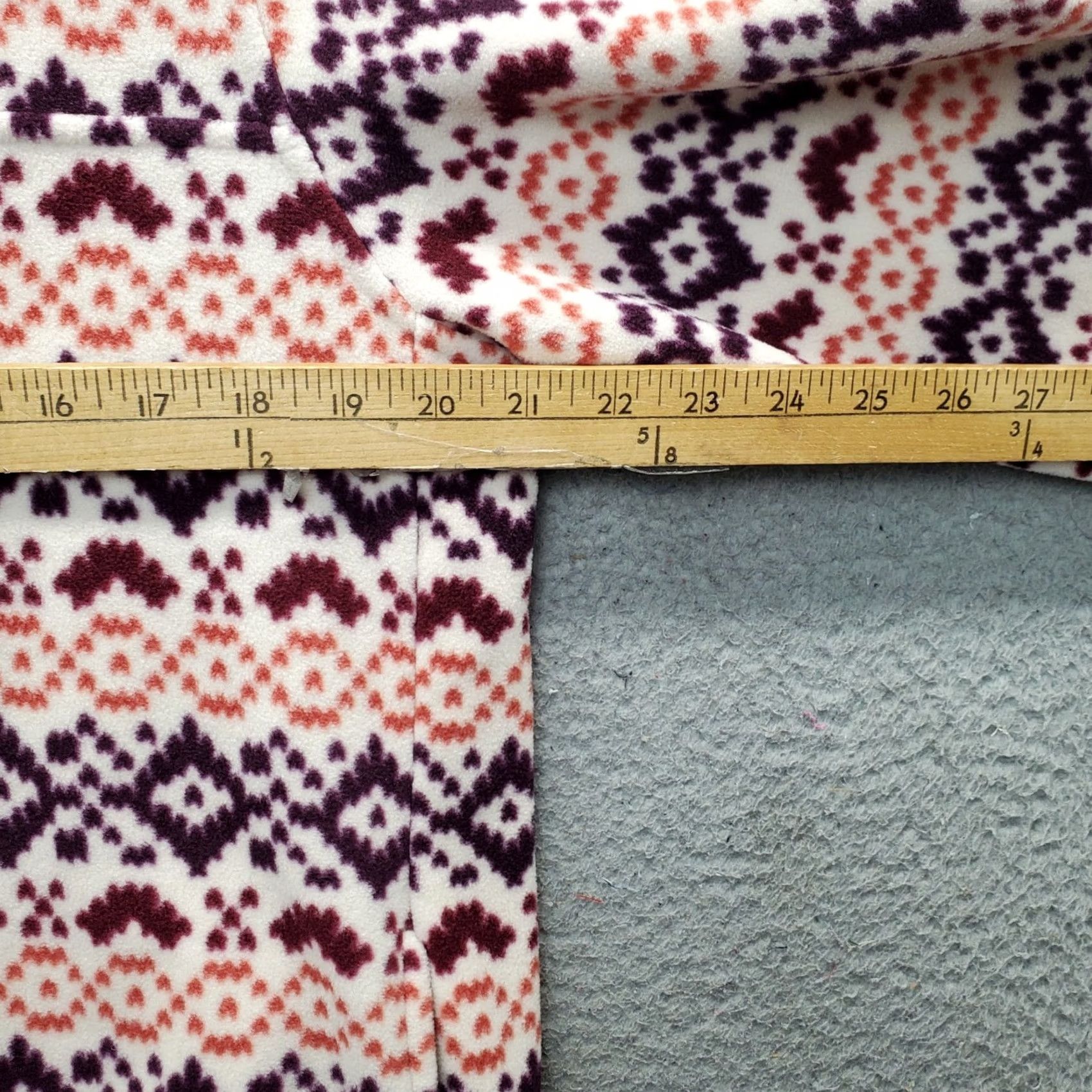 Lands' End Lands' End Heritage Fleece Sweater Women M Multi Fair Isle 1/4 Snap Pullover EUC Size M / US 6-8 / IT 42-44 - 4 Thumbnail