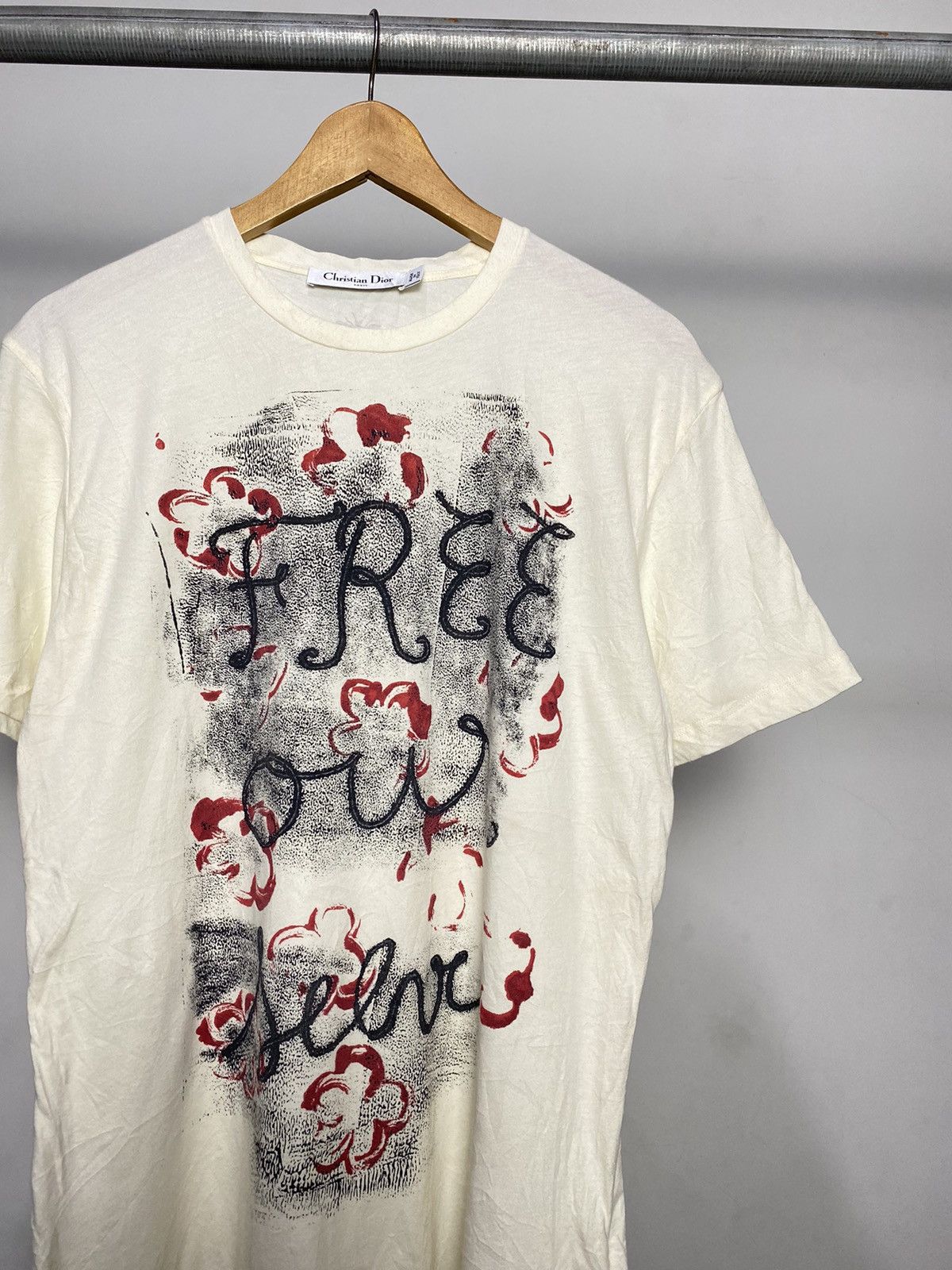 Dior Dior Feminist Free Our Selves Tee Size US M / EU 48-50 / 2 - 2 Thumbnail