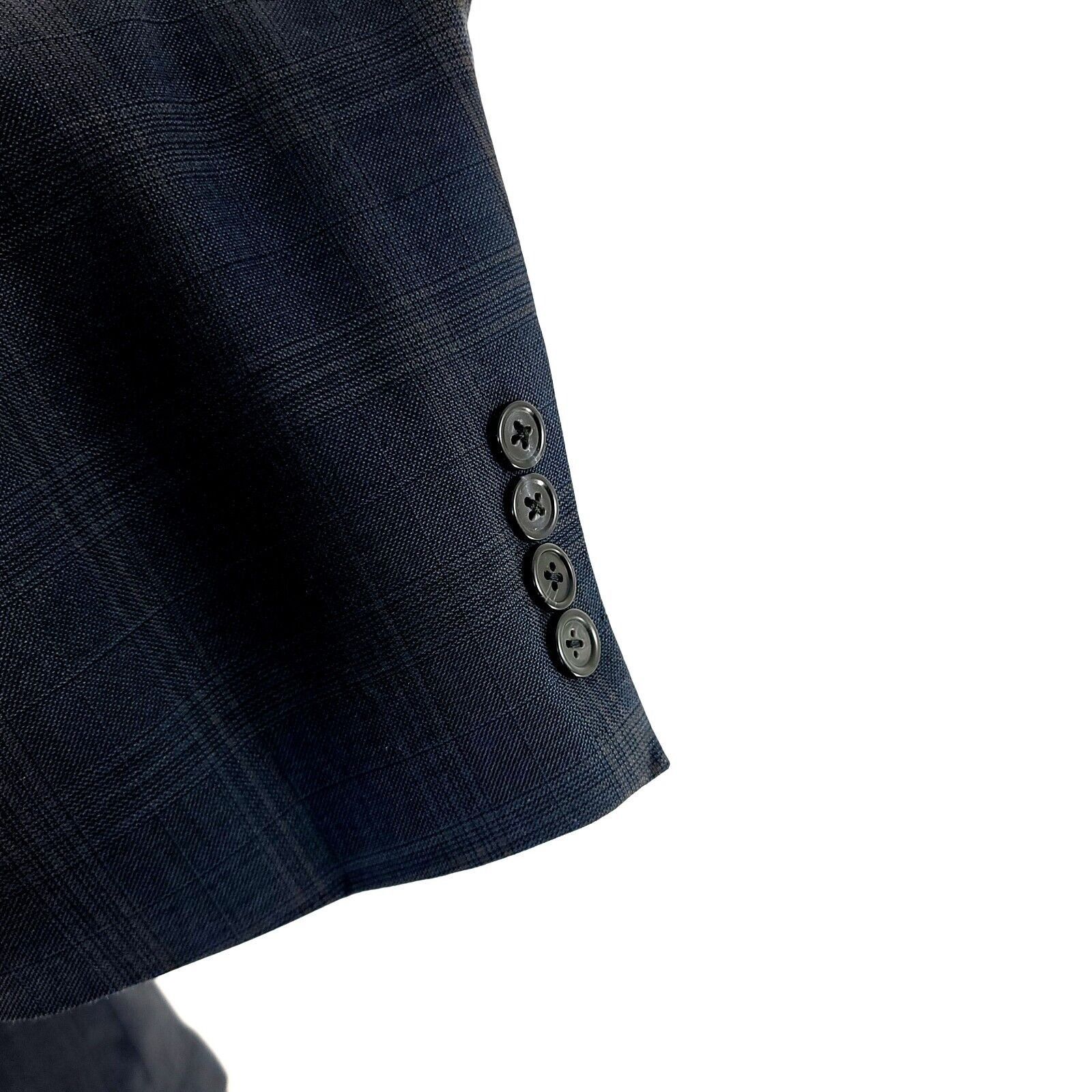 Jos. A. Bank Jos A Bank Signature Collection Wool 2 Button Blazer 42L Blu Size 42L - 3 Thumbnail