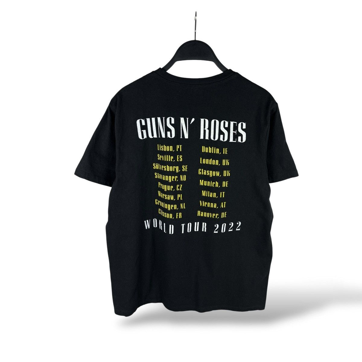 Guns N' Roses Guns N’ Roses World Tour 2022 Graphic Print Double Sided Tee Size US M / EU 48-50 / 2 - 7 Thumbnail