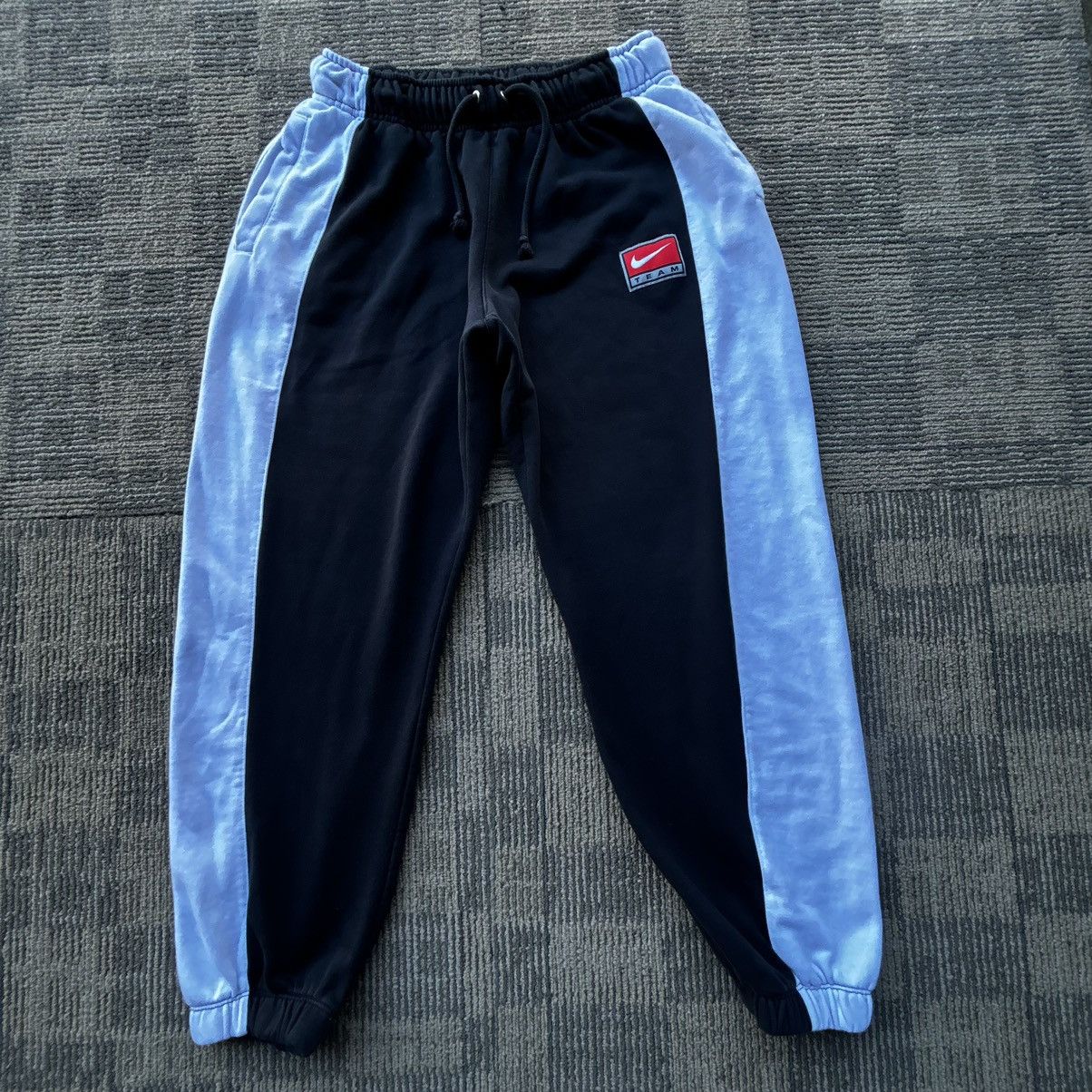 Nike Vintage Nike Team Black Logo Sweatpants Size US 29 - 1 Thumbnail