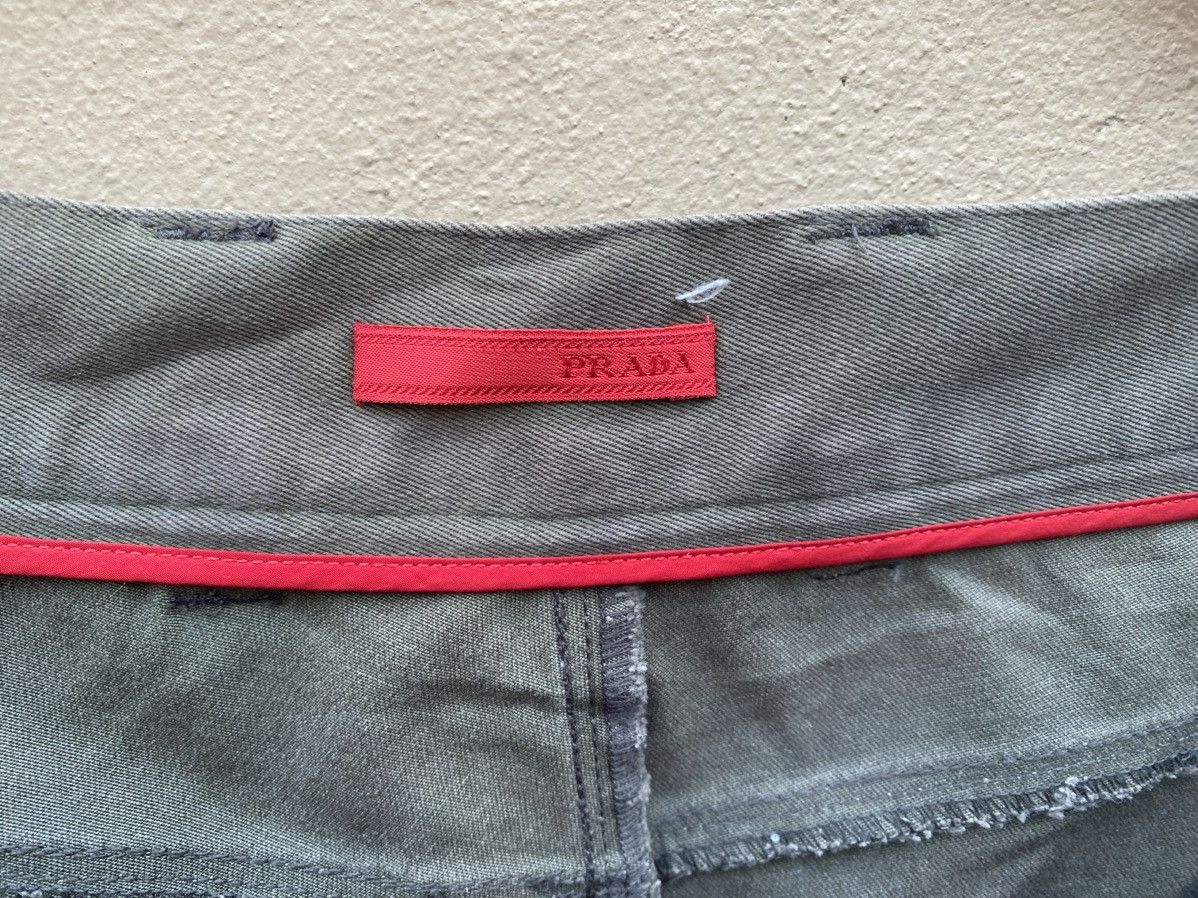 Prada Prada Olive Dirty Pattern Chino Pant Size US 33 - 10 Thumbnail