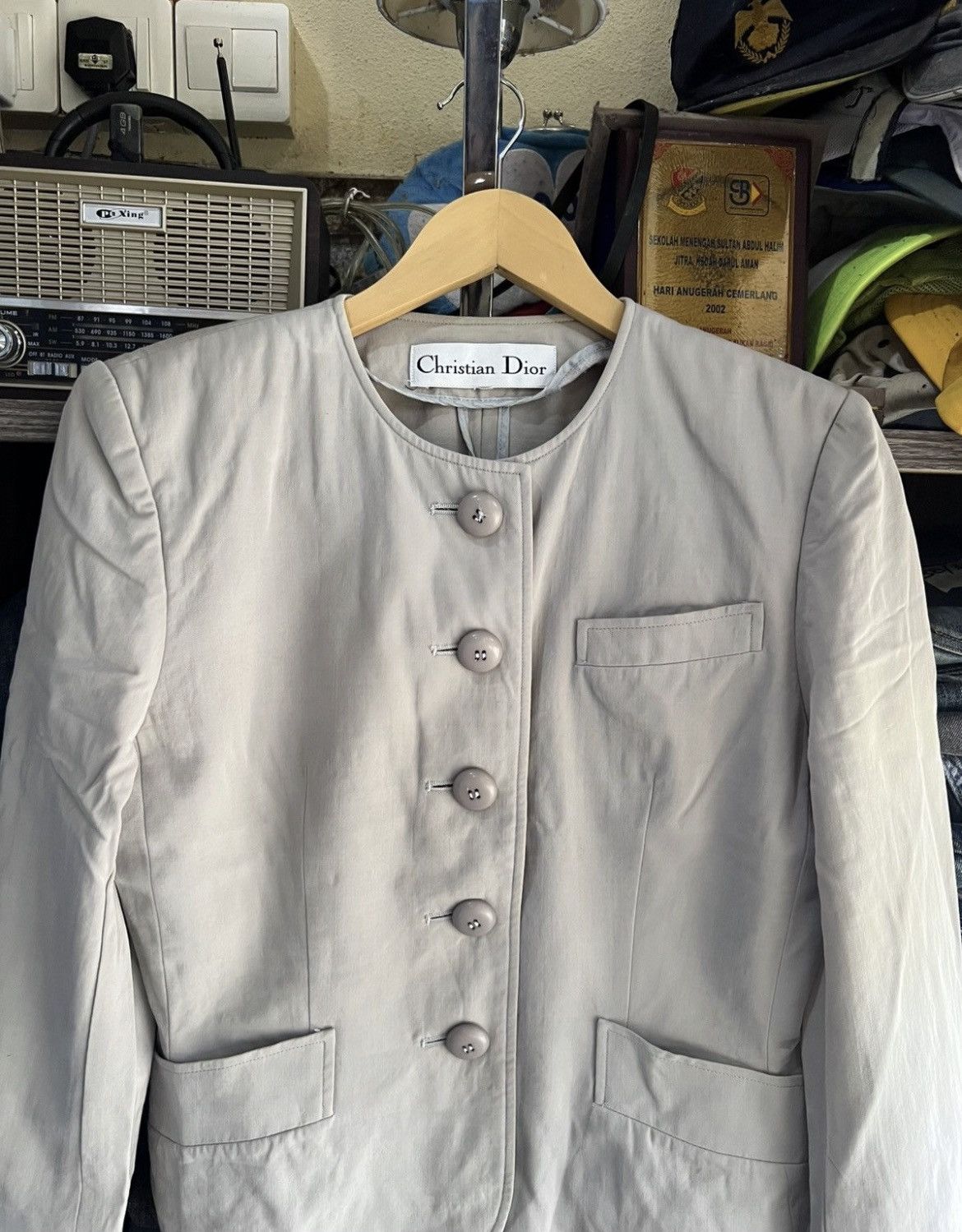 Christian Dior Monsieur 🔥Vintage Christian Dior Button Jacket Size S / US 4 / IT 40 - 6 Thumbnail