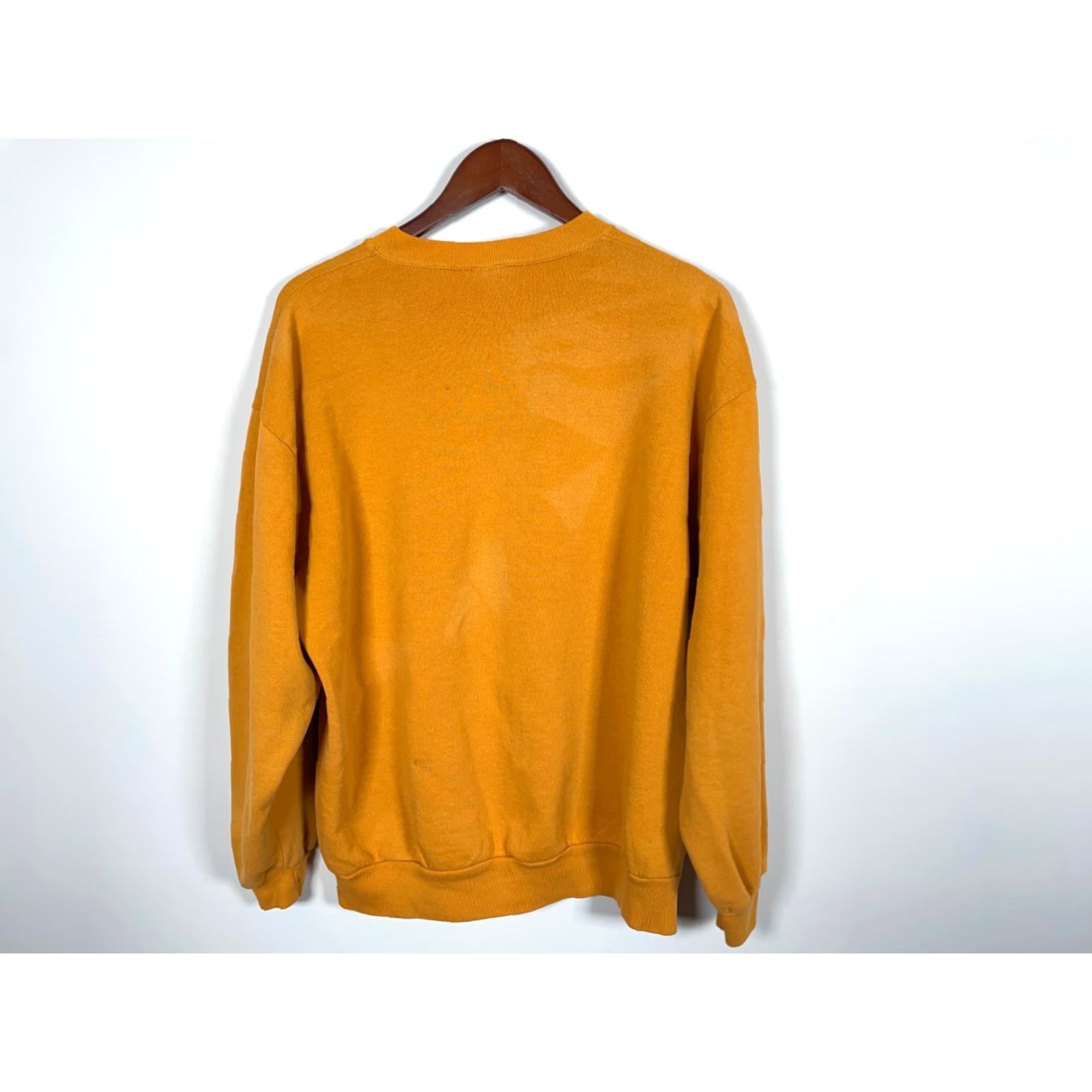Jerzees VINTAGE Jerzees Football Sweatshirt Adult XL Dark Yellow Crewneck I Gotta Sack 50/50 Mens Sweatshirt Size US XL / EU 56 / 4 - 2 Thumbnail