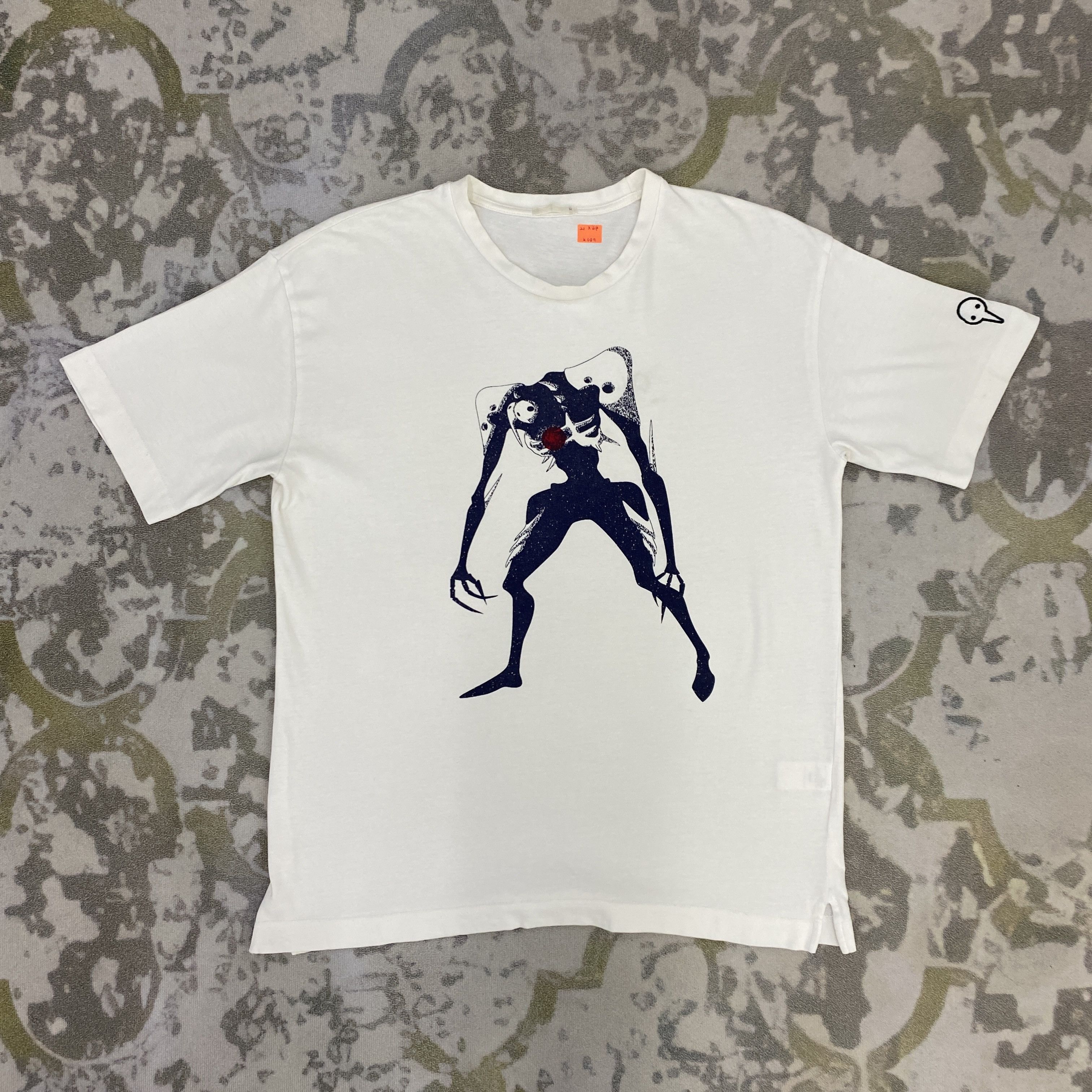 image of Anima Neon Genesis Evangelion-Eva Angel T-Shirt - K089 in White, Men's (Size Medium)