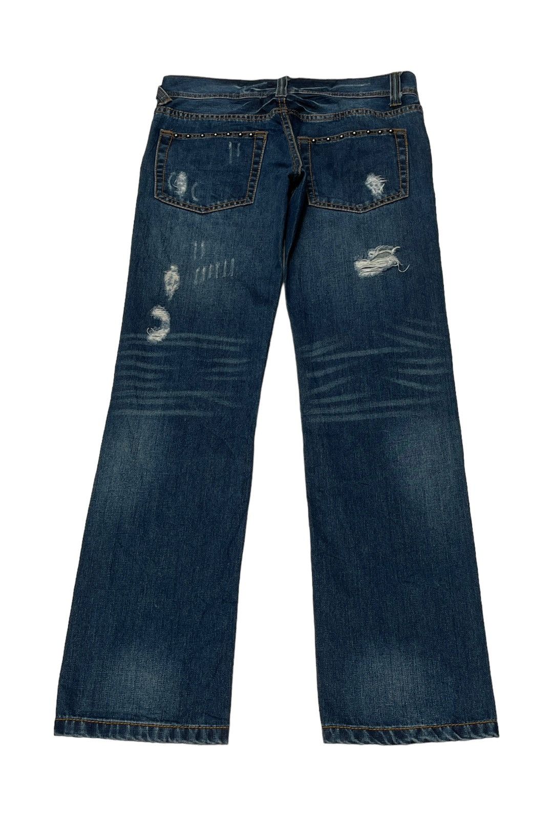 Japanese Brand × Vintage Vintage Brand Luxury Flared Jeans 2000s Size US 31 - 2 Thumbnail