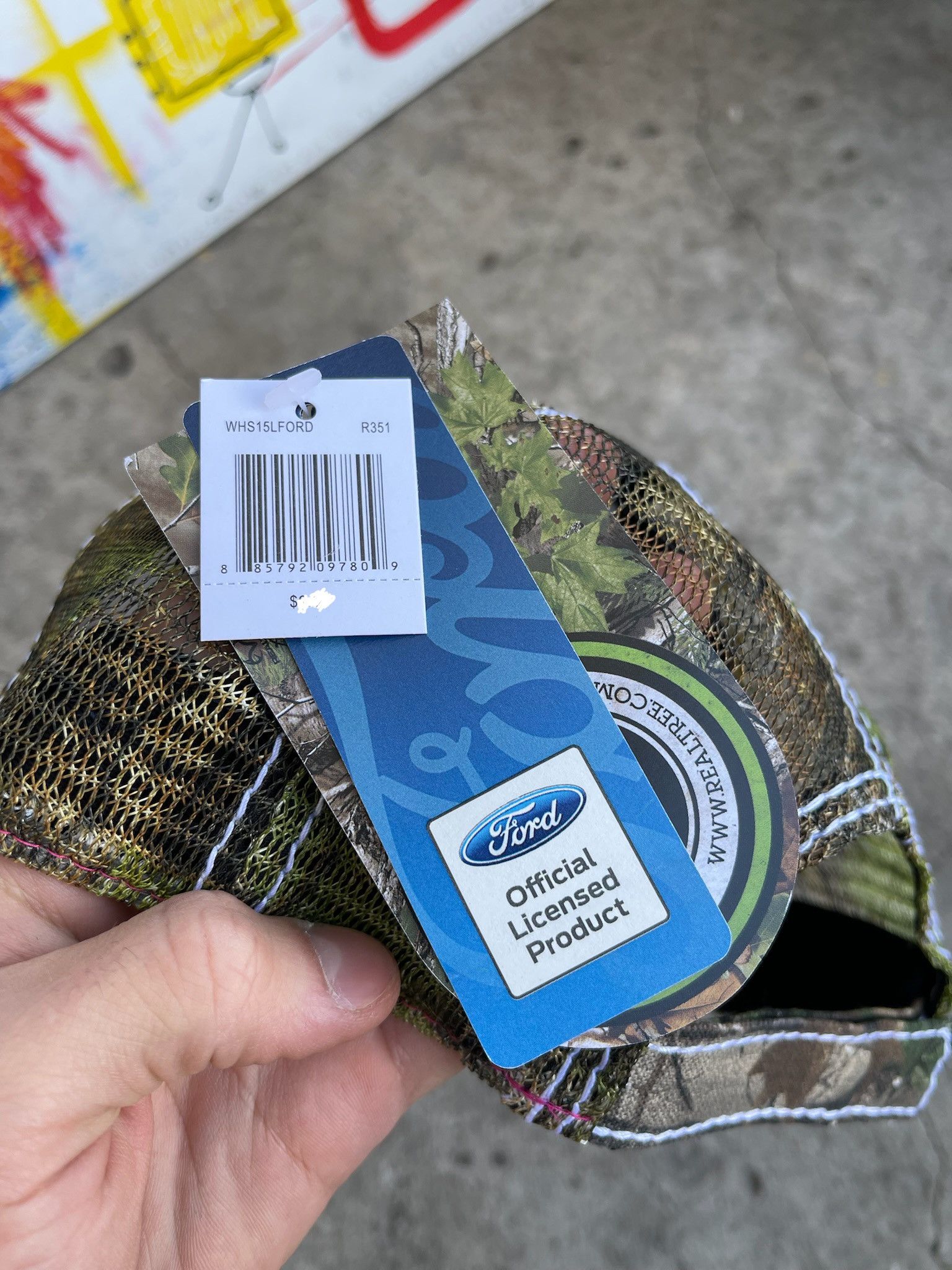 Realtree FORD CAP Y2k HAT MOTO Camo forest racing chrome Size ONE SIZE - 4 Thumbnail